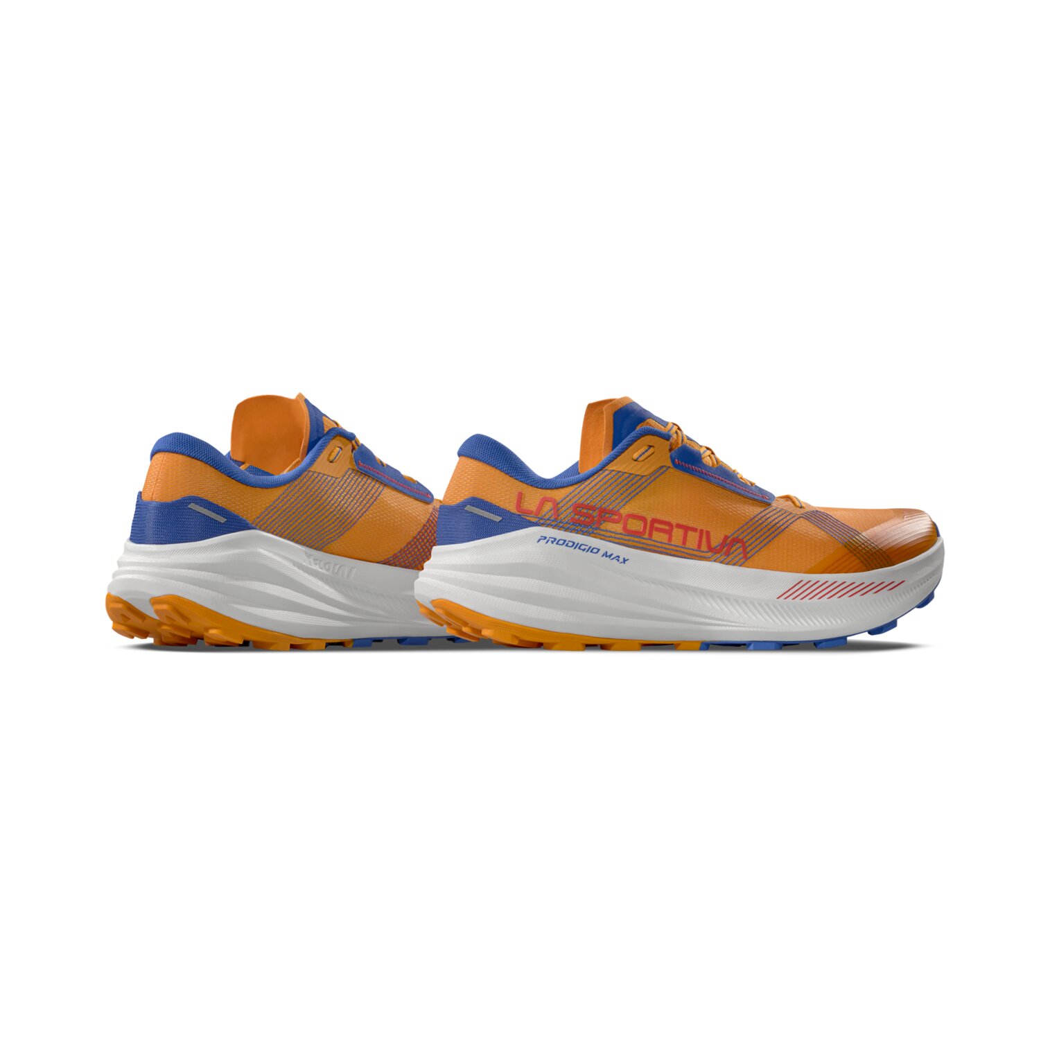 Imagen 5 de Zapatillas de Trail Running de hombre Prodigio Max La Sportiva - Naranja / Azul marino Naranja / Azul marino