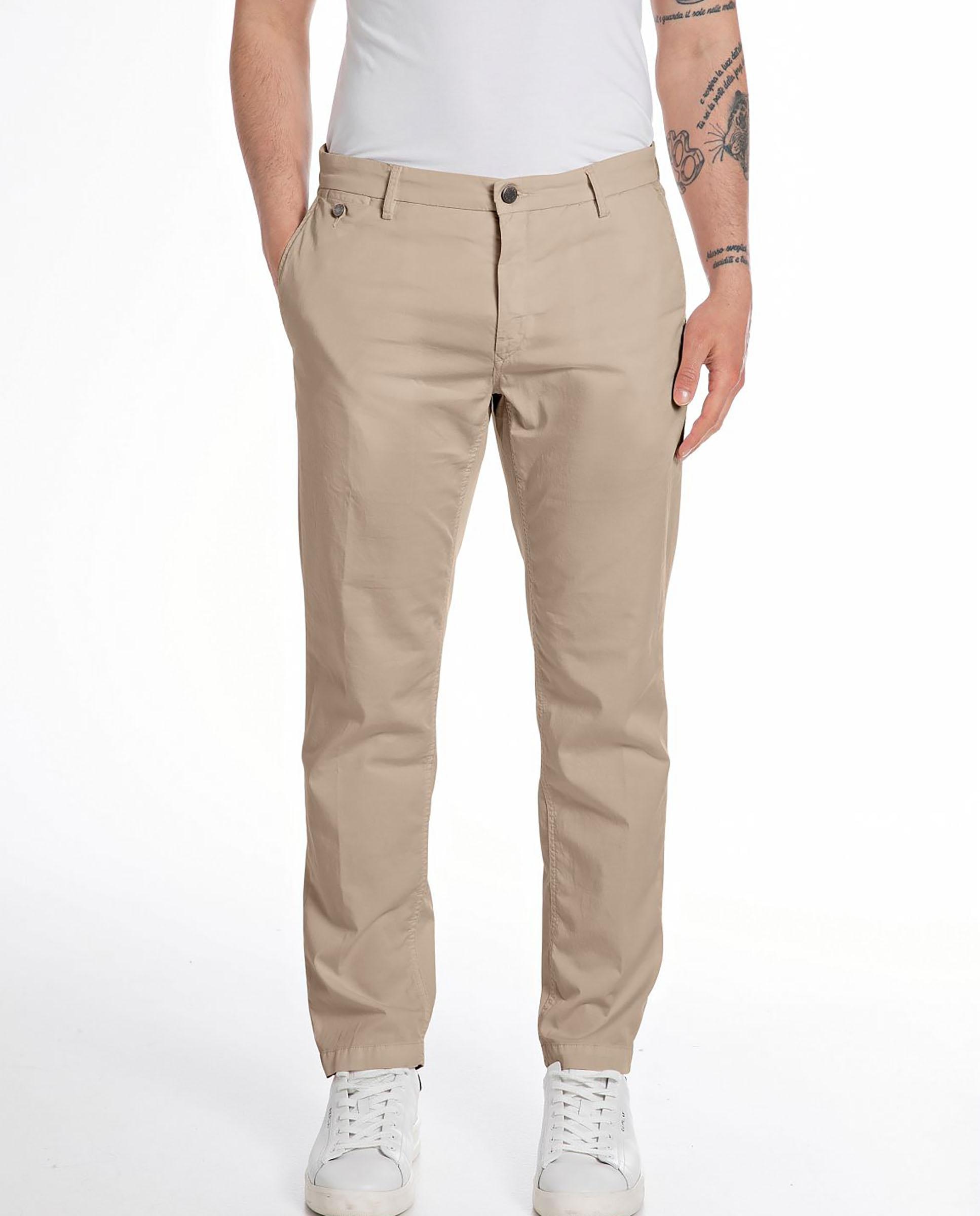 Imagen 0 de Chino de hombre regular fit de algodón Beige