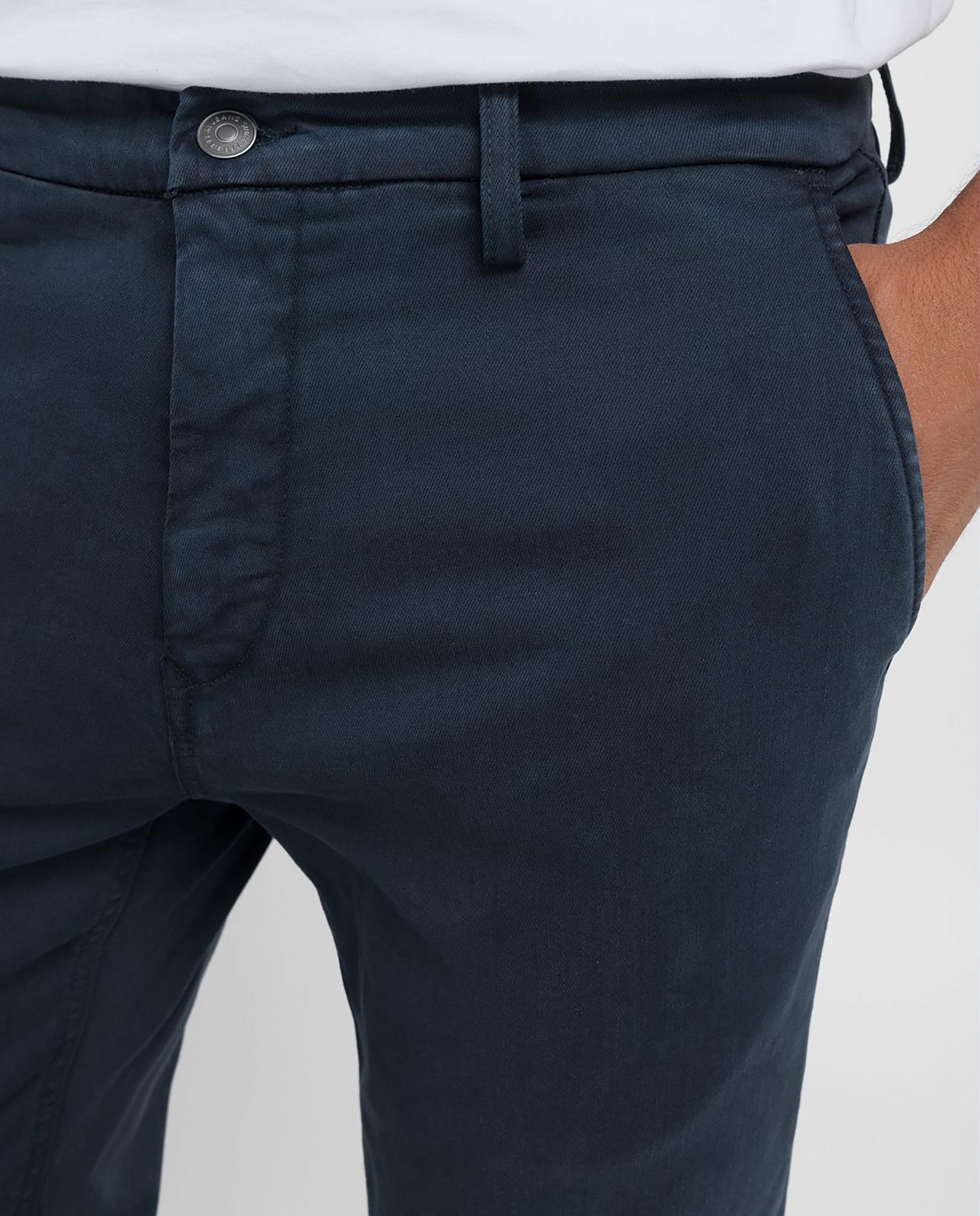 Chino de hombre slim fit con dos bolsillos franceses - Replay - Azul marino Azul marino-4