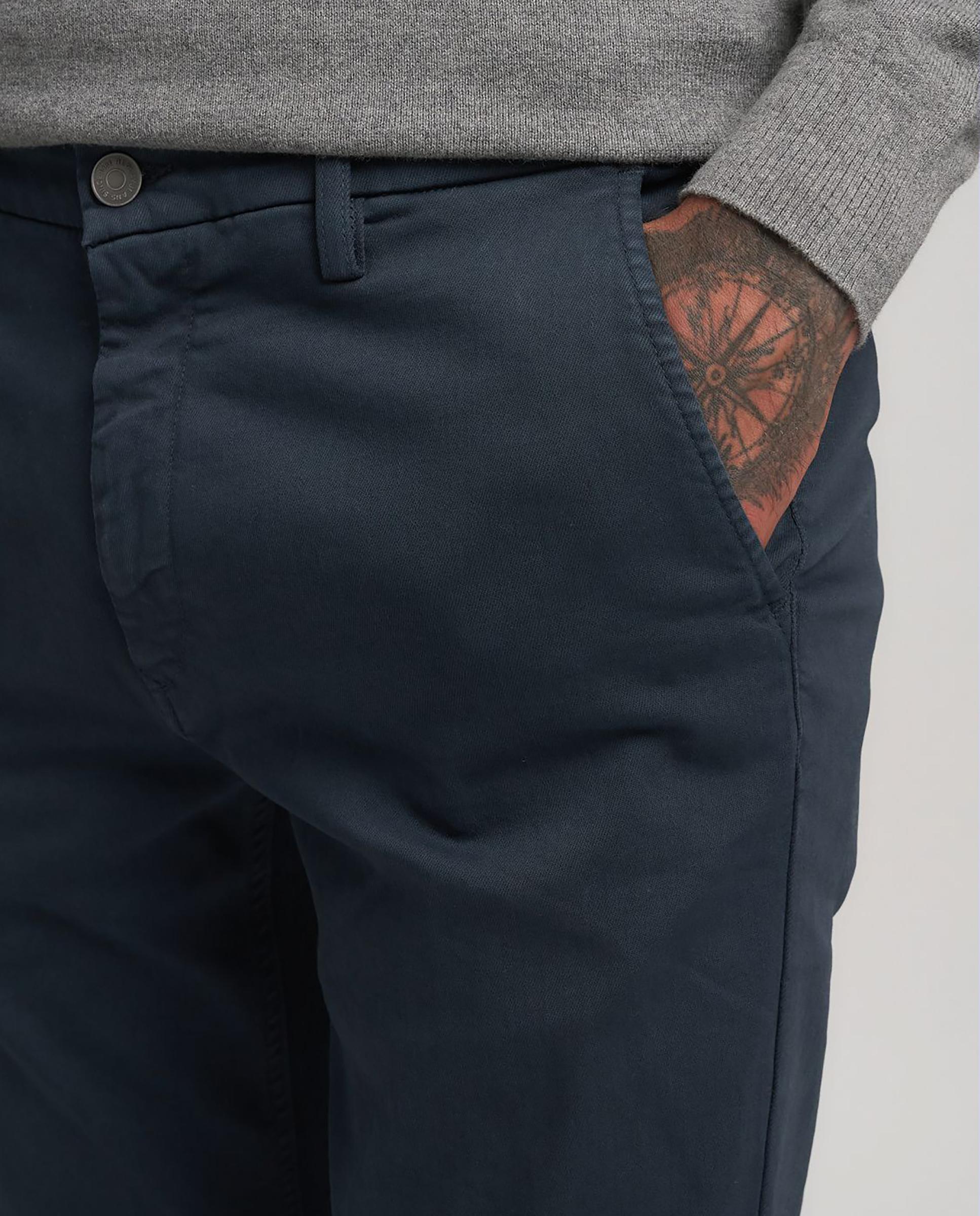 Chinos de hombre slim elásticos - Replay - Azul Azul-4
