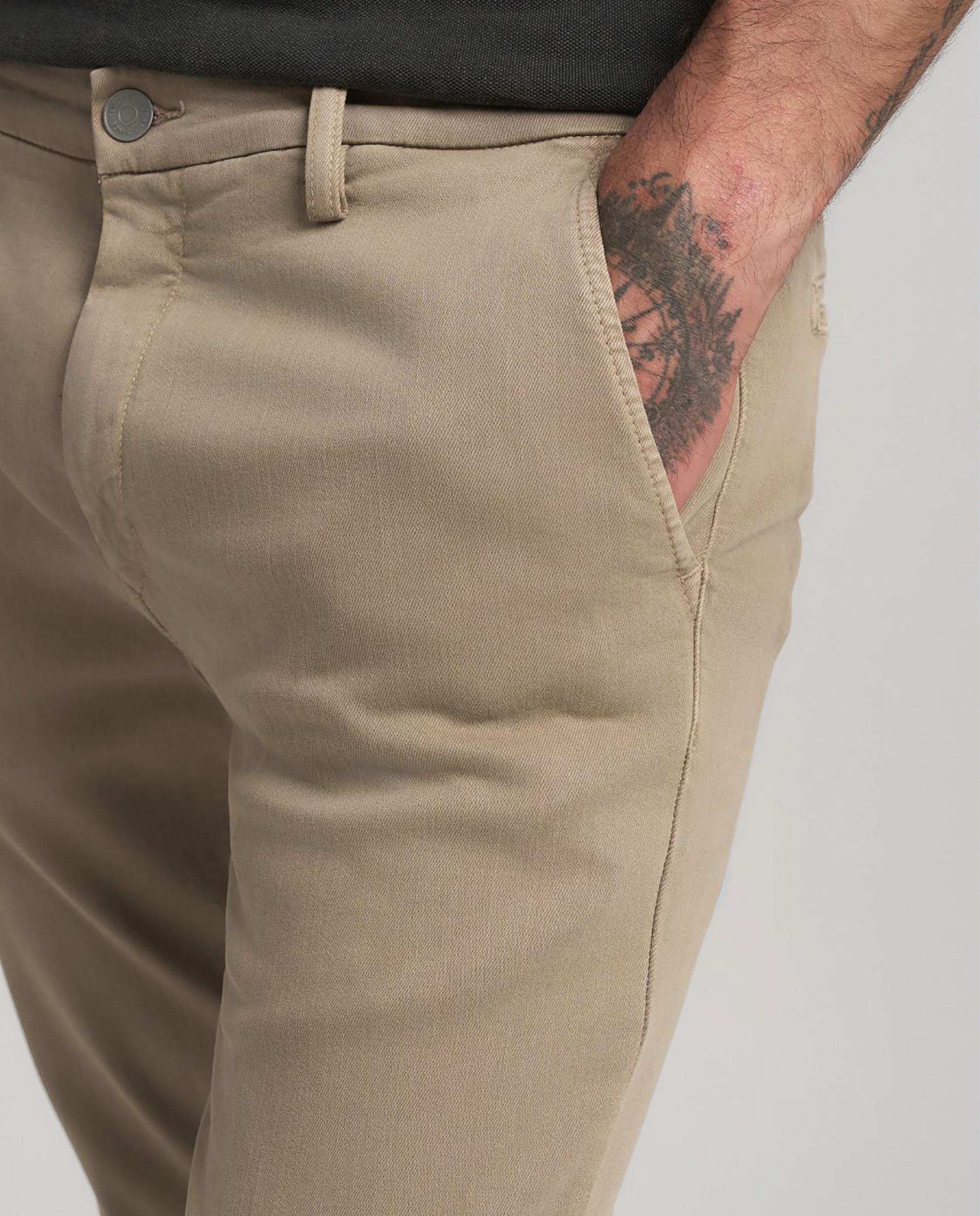Chinos de hombre slim elásticos - Replay - Beige Beige-4