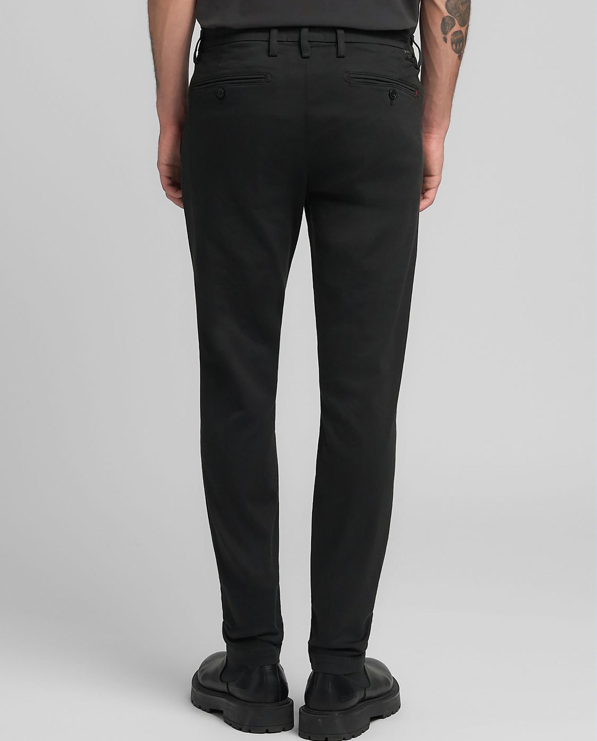 Chinos de hombre slim elásticos - Replay - Negro Negro-3