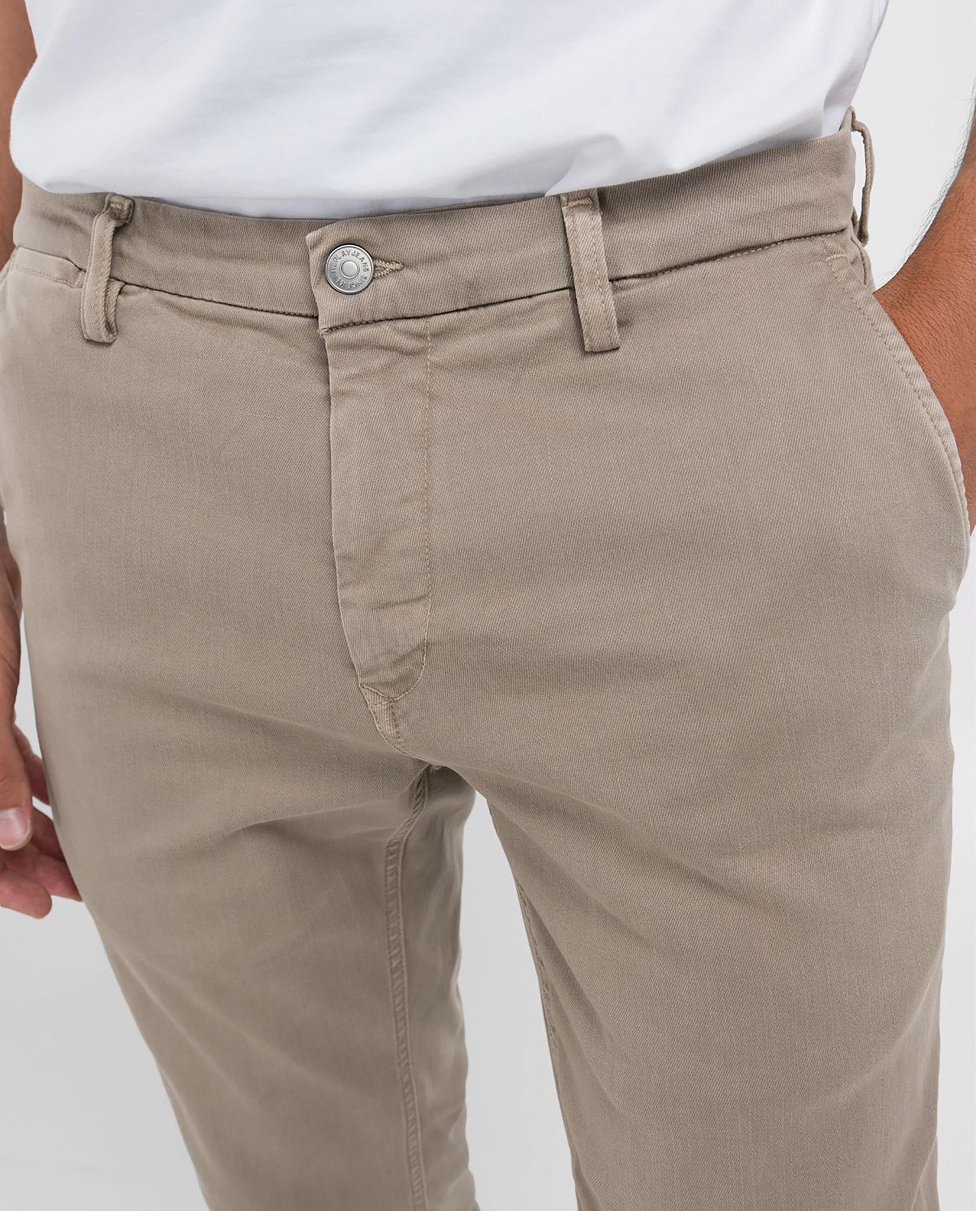 Chino de hombre slim fit con dos bolsillos franceses - Replay - Beige Beige-4