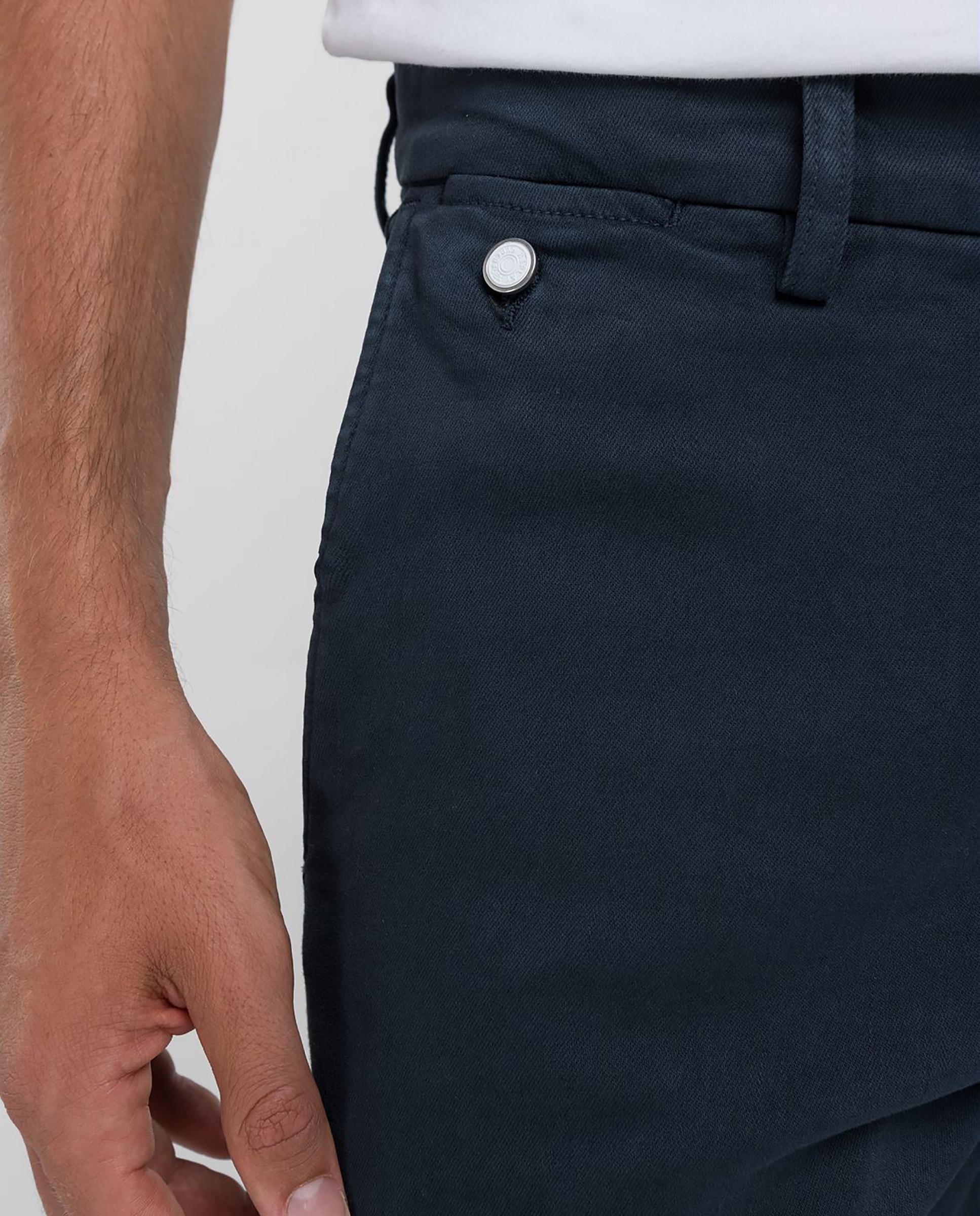 Chino de hombre regular fit con dos bolsillos franceses - Replay - Azul marino Azul marino-4