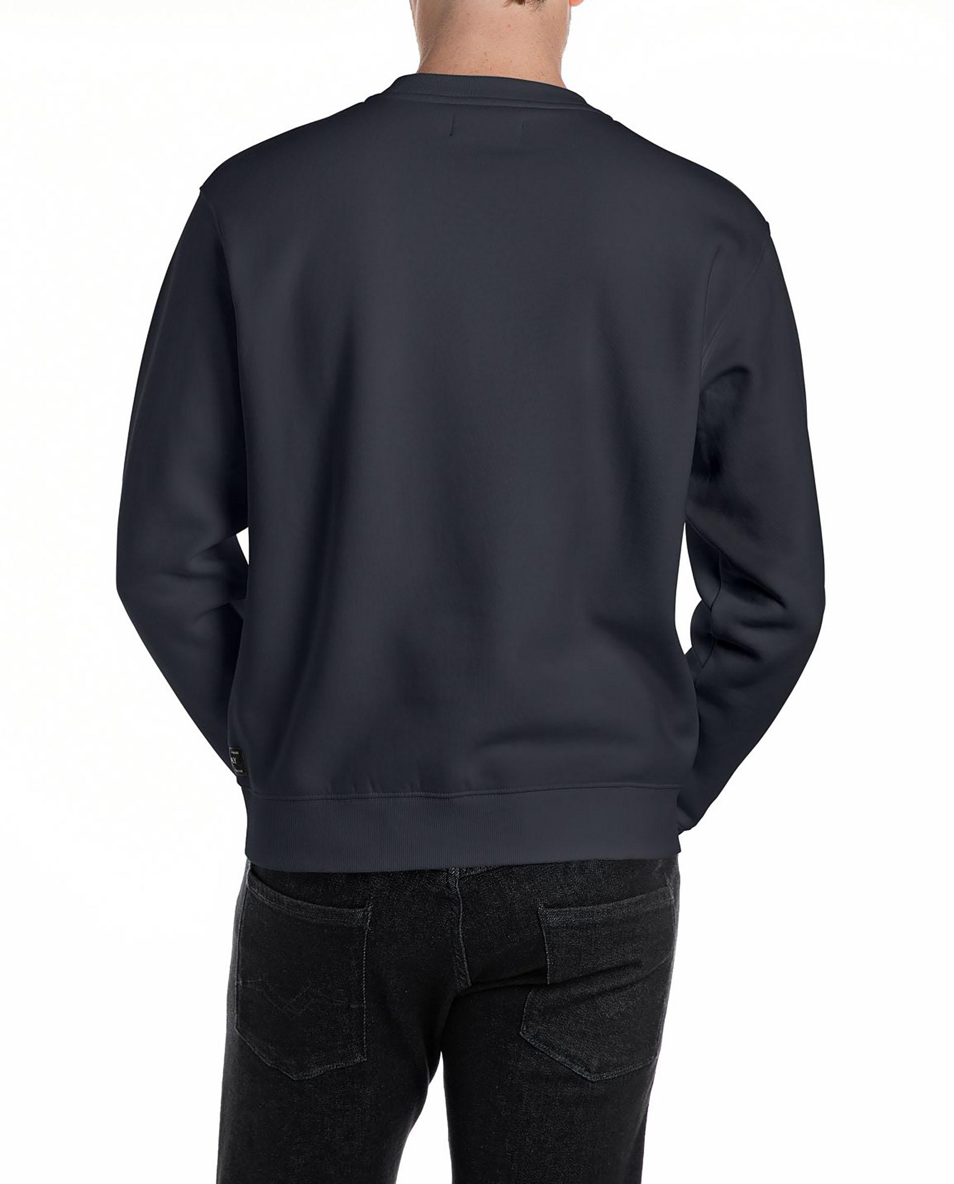 Sudadera de hombre básica de cuello redondo - Replay - Azul marino Azul marino-2