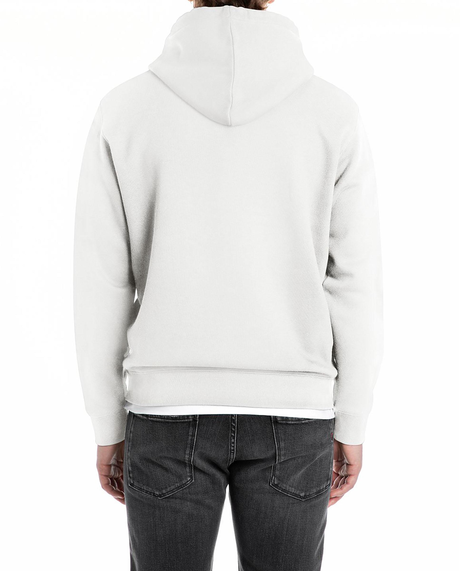 Sudadera de hombre básica con capucha - Replay - Crudo Crudo-2
