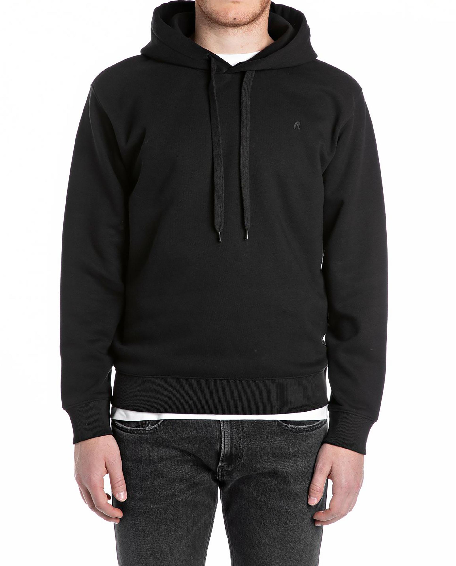 Sudadera de hombre básica con capucha - Replay - Negro Negro-1
