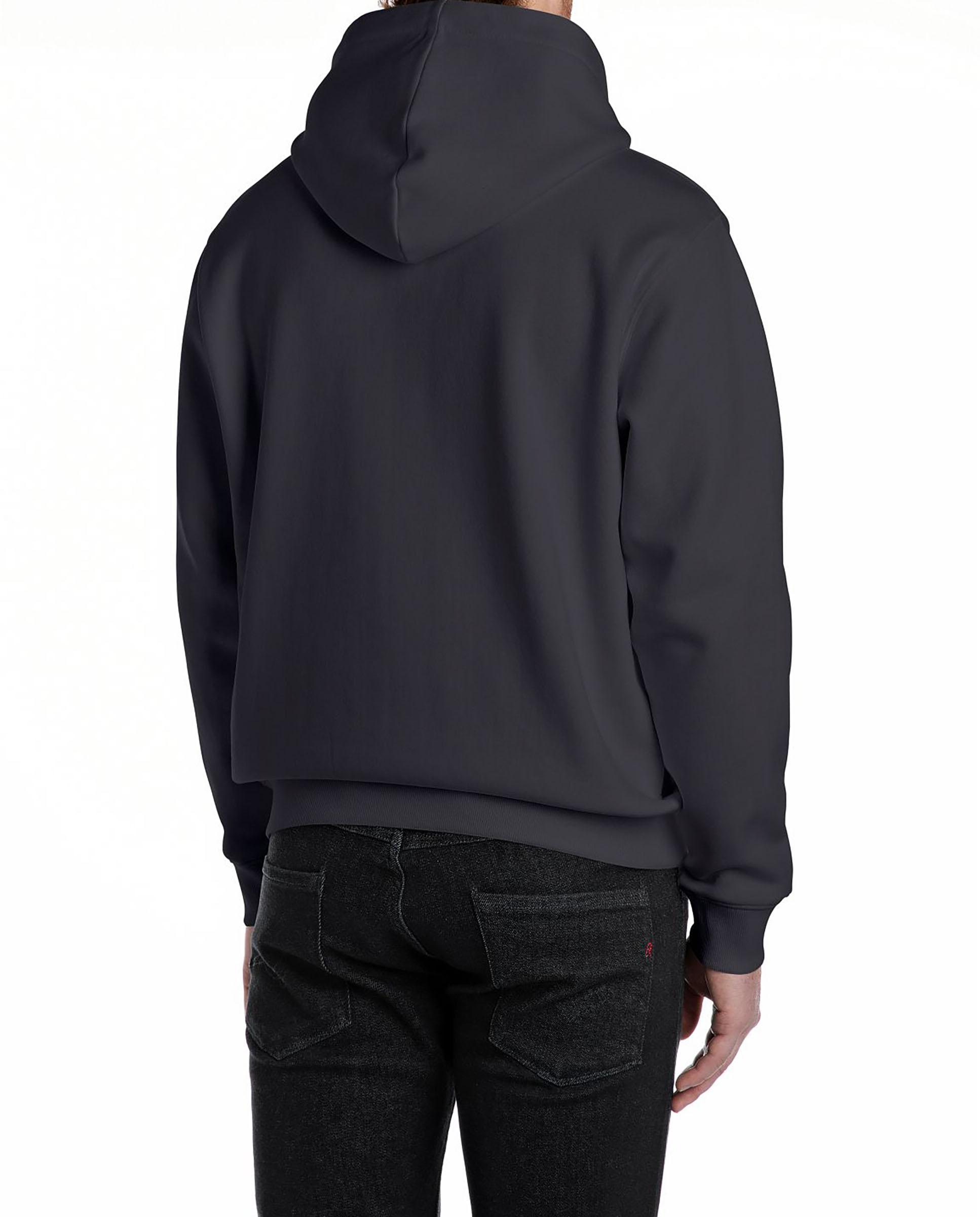 Sudadera de hombre con capucha y logo frontal - Replay - Azul marino Azul marino-2