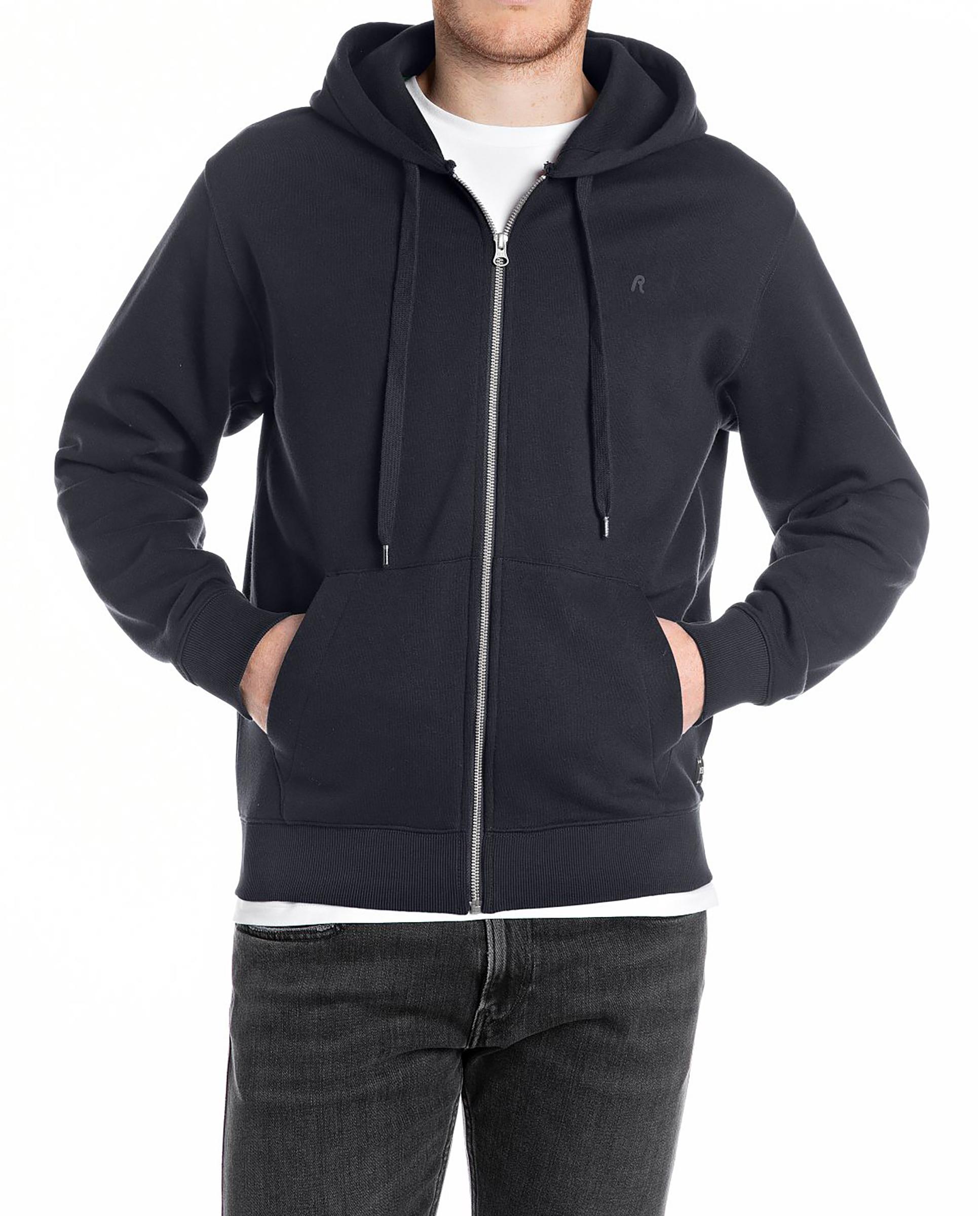 Imagen 0 de Sudadera de hombre con cremallera y capucha Azul marino
