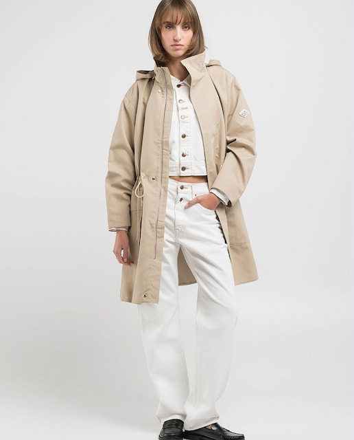 Imagen 0 de Parka de mujer con capucha y cremallera