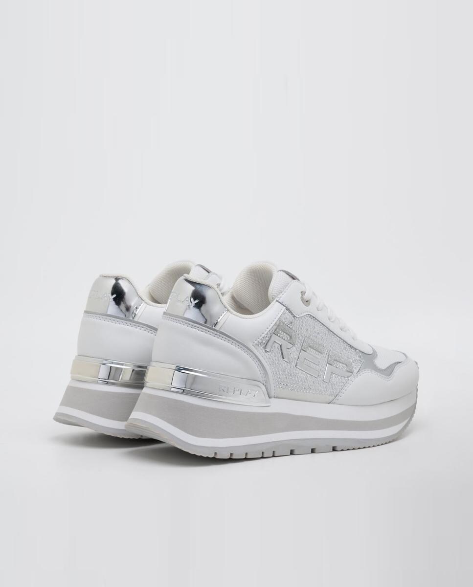 Zapatillas con plataforma de mujer con cordones · Replay · El