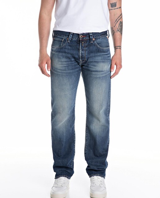 Imagen 0 de Vaquero de hombre regular estilo cinco bolsillos