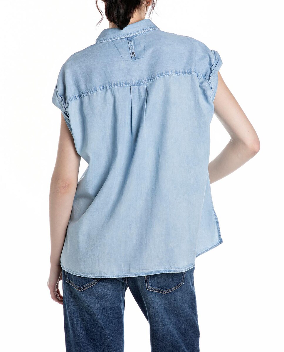 Camisa vaquera de mujer sin mangas · Replay · El Corte Inglés
