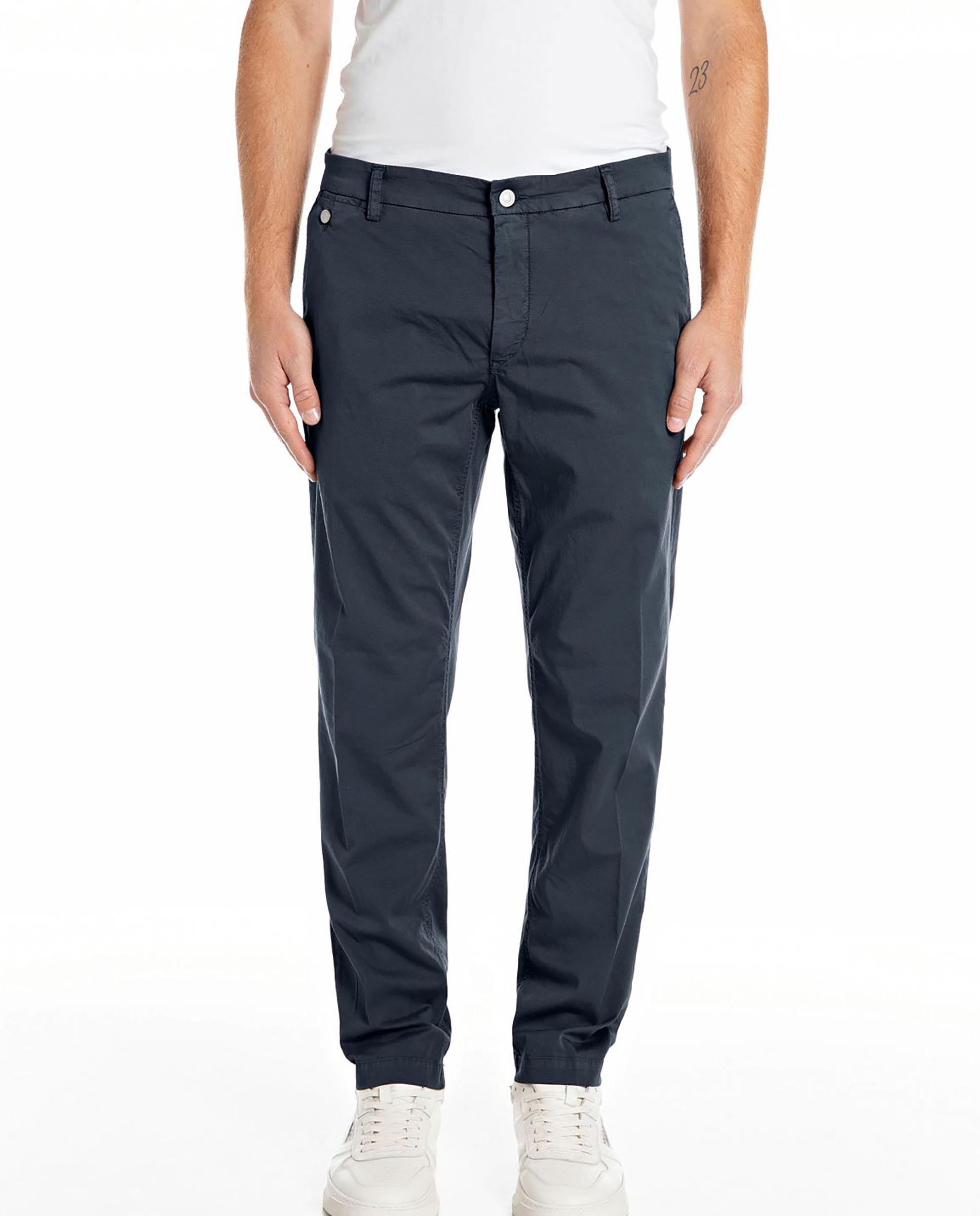 Imagen 0 de Chino de hombre regular fit de algodón Azul marino