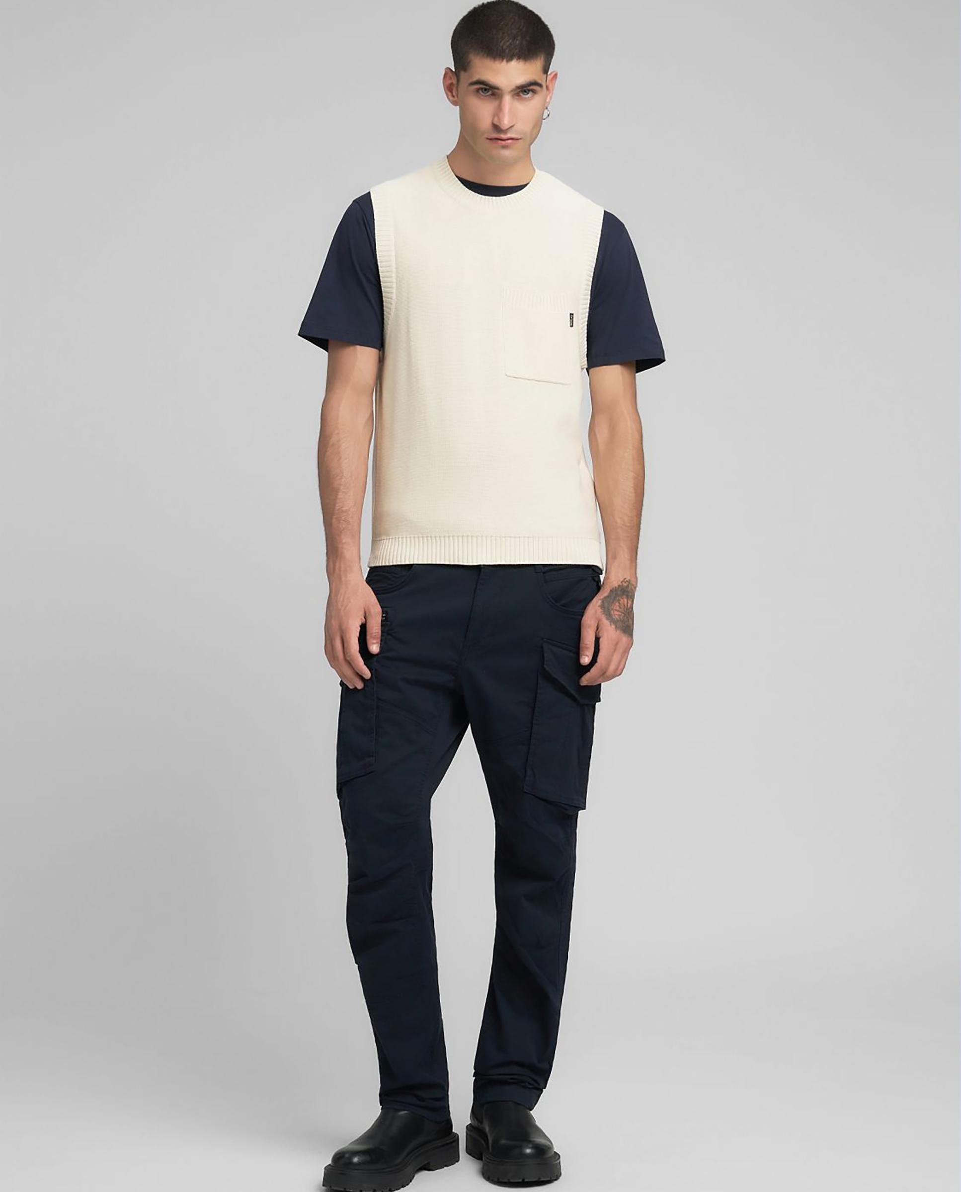 Imagen 1 de Pantalón cargo de hombre regular - Replay - Azul oscuro Azul oscuro