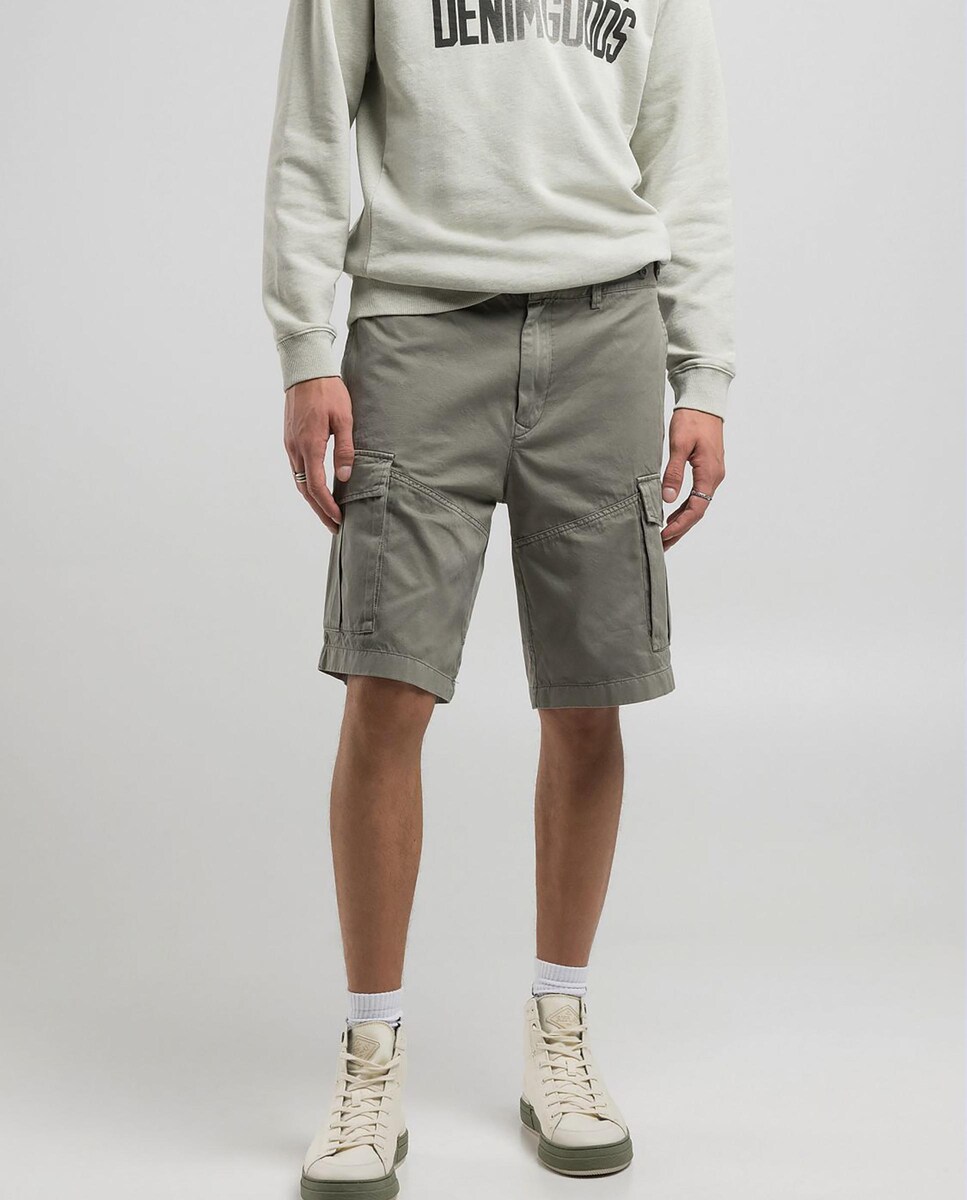 Pantalones Cortos Para Hombre WSLCN – Estilo Retro, Holgados, De Algodón, Con Bolsillos Prácticos