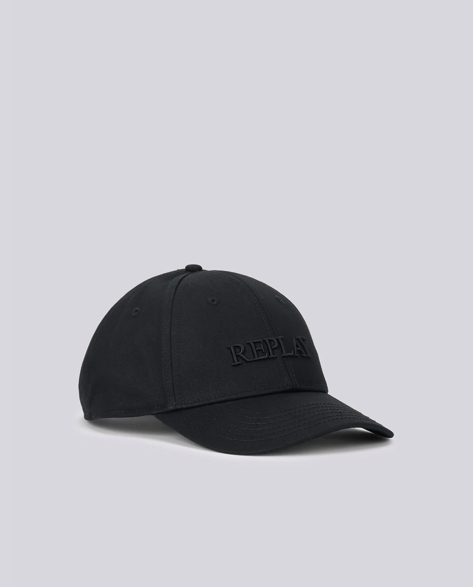 Imagen 1 de Gorra de hombre con logo bordado frontal Negro