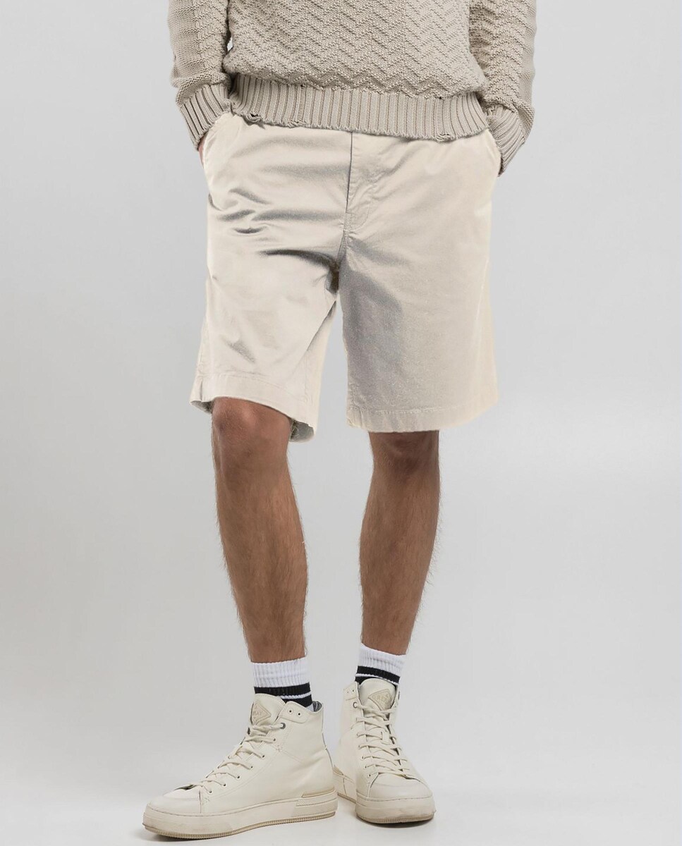 Pantalones Cortos Bermudas Tipo Chino Hombre Bermuda De Hombre