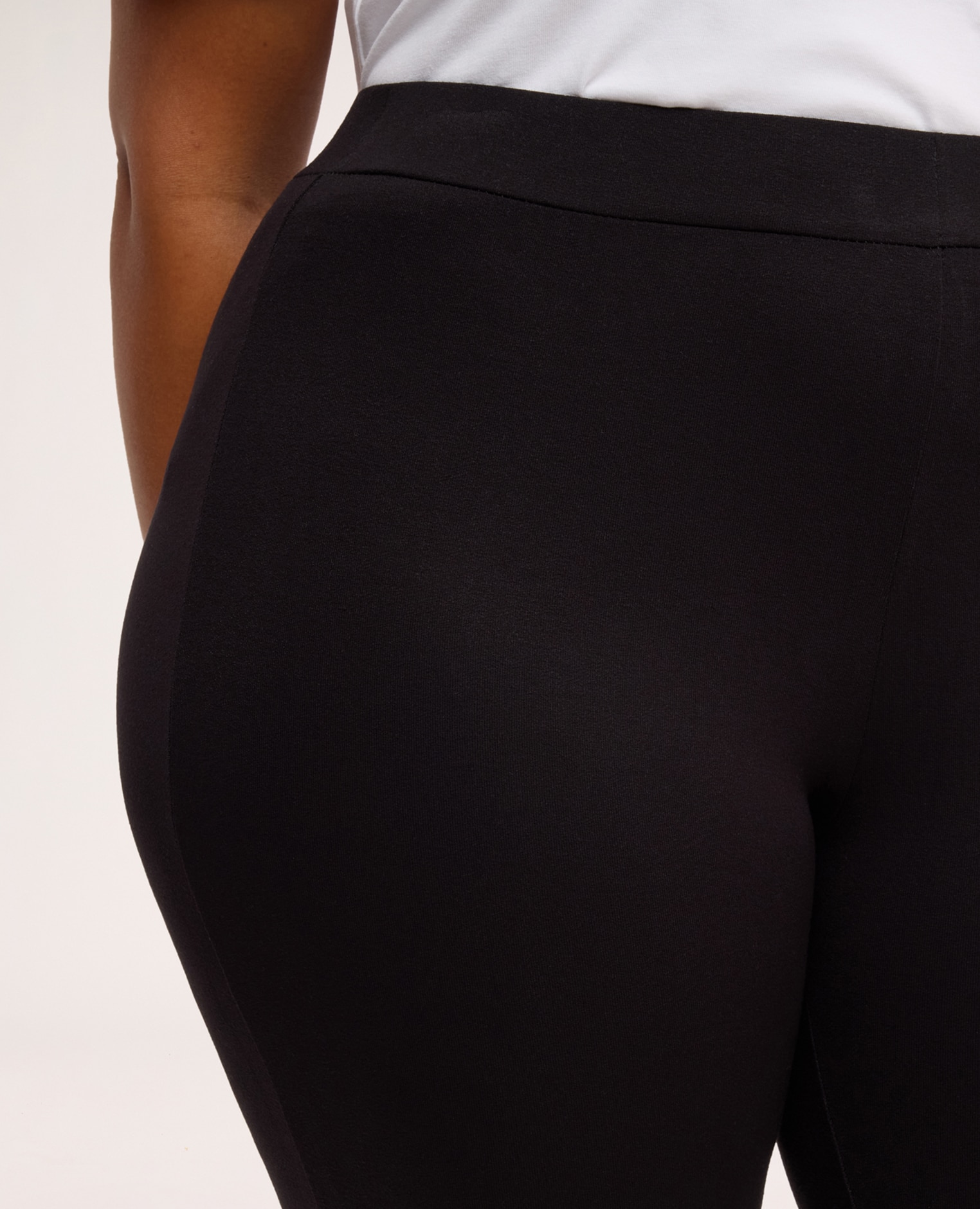 Leggings de mujer de punto de viscosa ajuste para el máximo confort - Fiorella Rubino - Negro Negro-4
