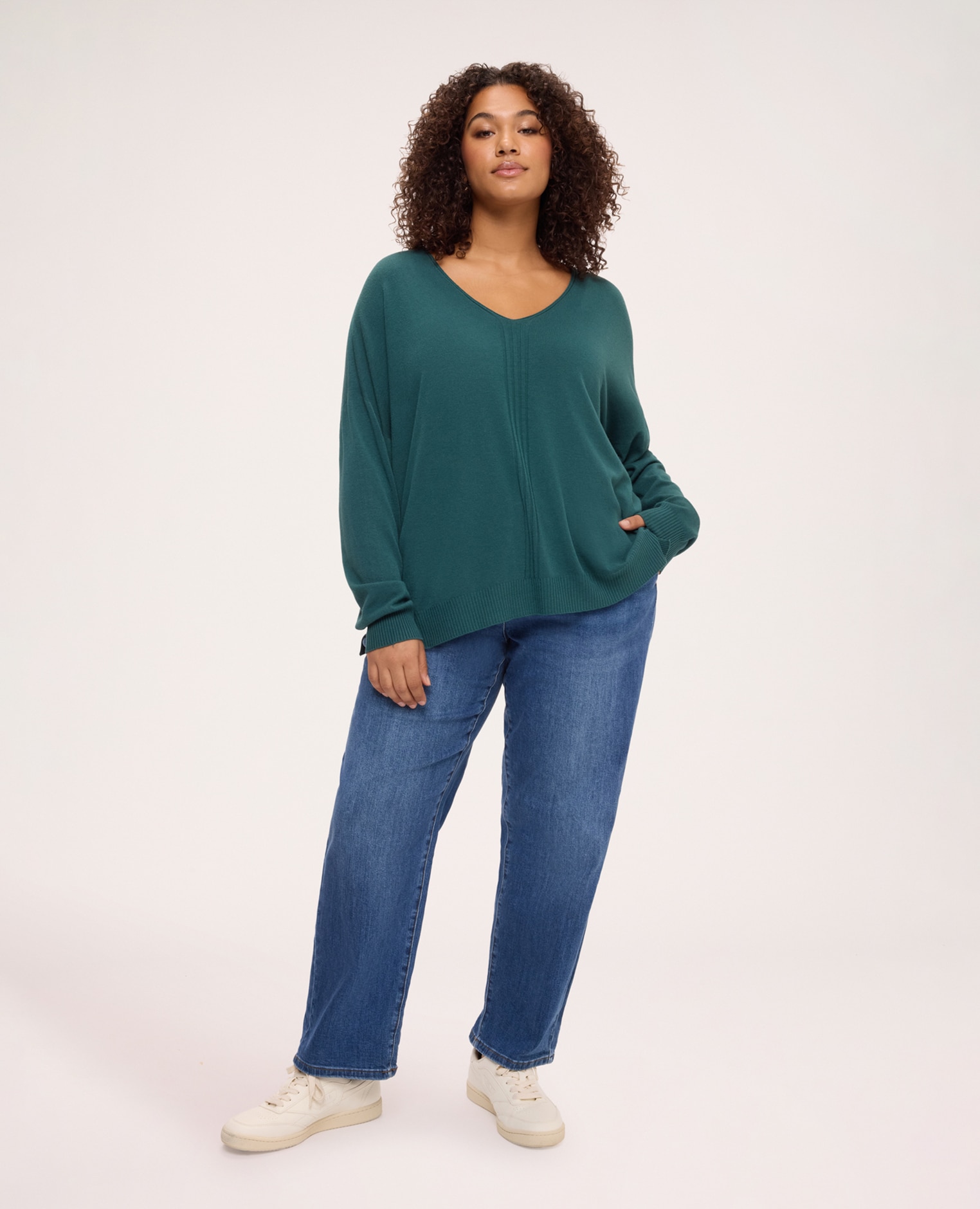 Imagen 0 de Jeans de mujer jogger con cordón ajustable cintura con banda elástica y cordón de ajuste Azul