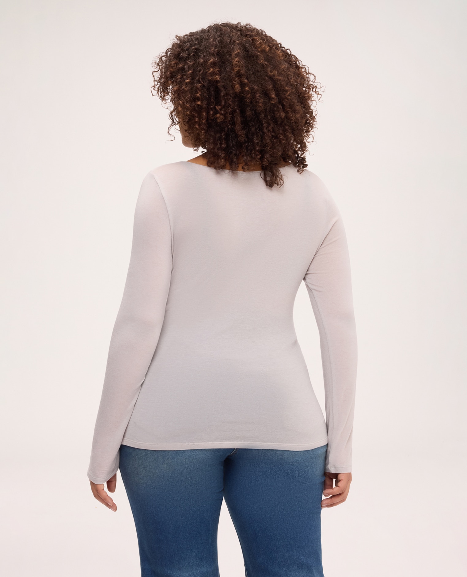 Jersey de mujer segunda piel en mezcla de cachemira ajuste y diseño para el máximo confort - Fiorella Rubino - Beige Beige-2
