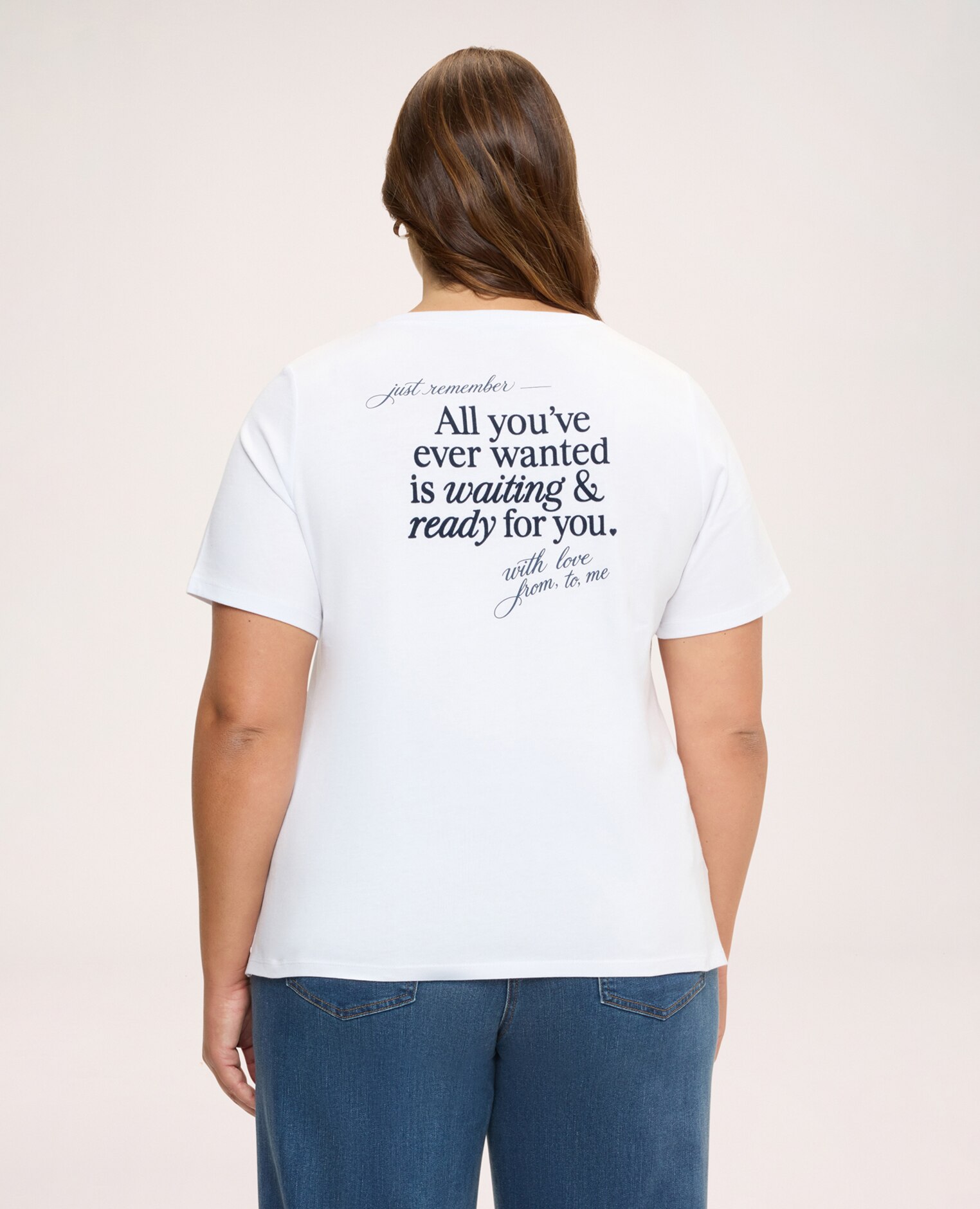 Camiseta de mujer de algodón con estampado para el máximo confort - Fiorella Rubino - Blanco Blanco-2