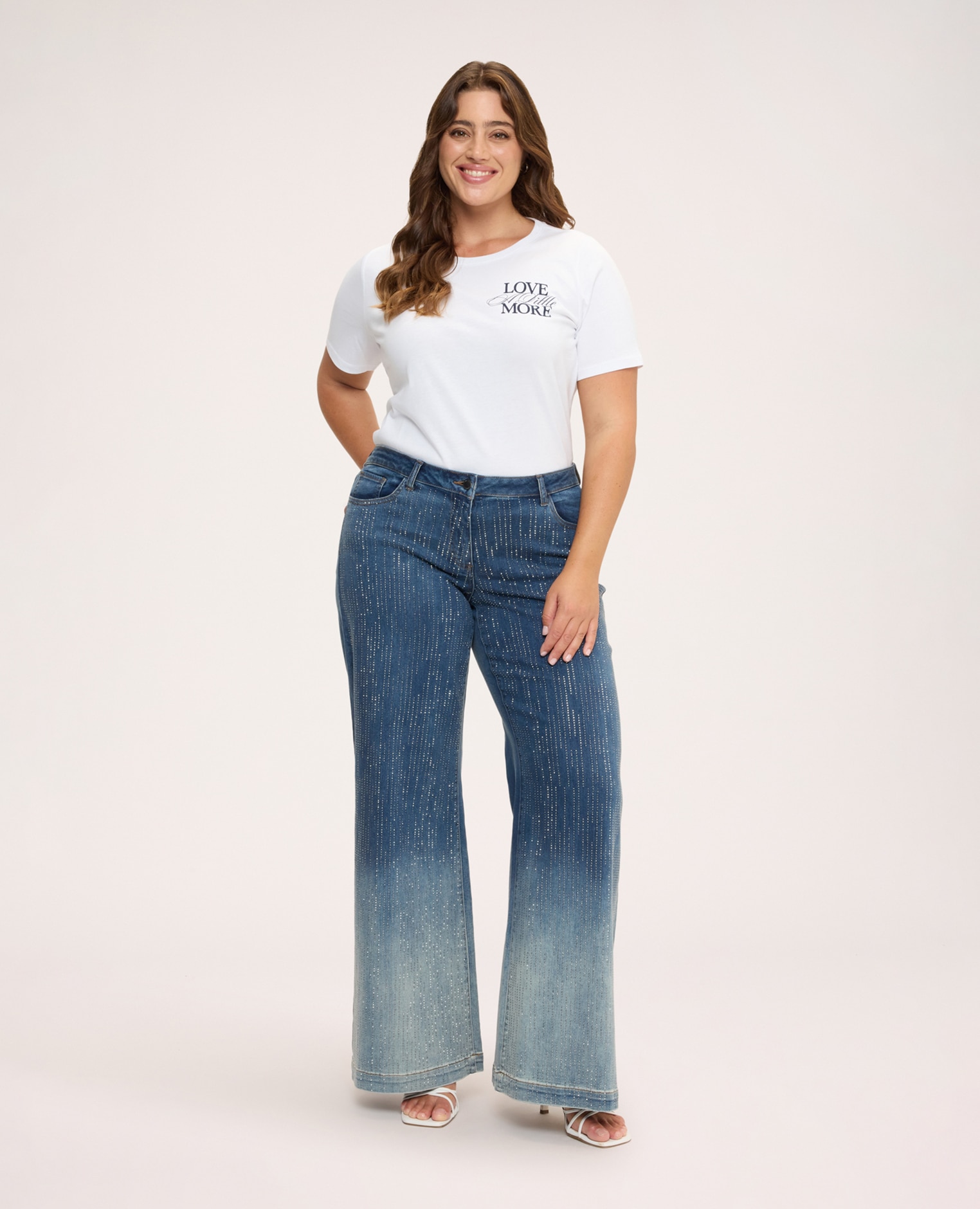 Camiseta de mujer de algodón con estampado para el máximo confort - Fiorella Rubino - Blanco Blanco-3