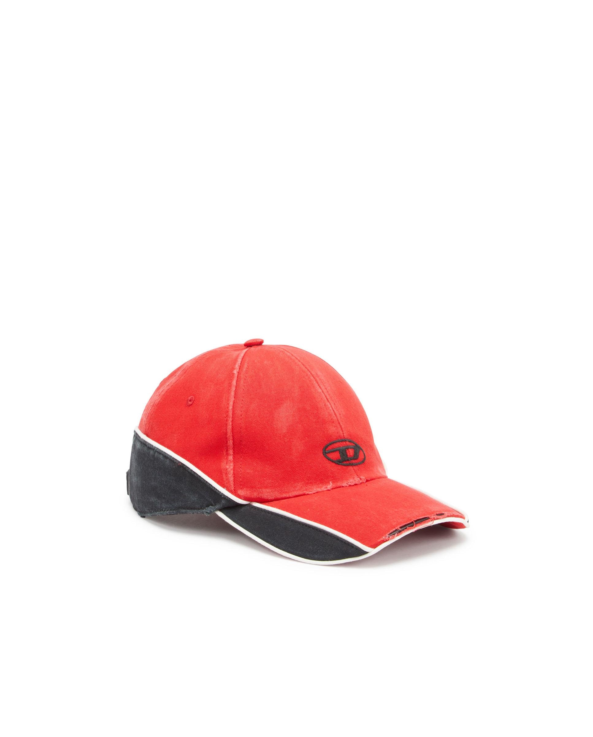 Imagen 0 de Gorra de hombre de algodón con logotipo Rojo