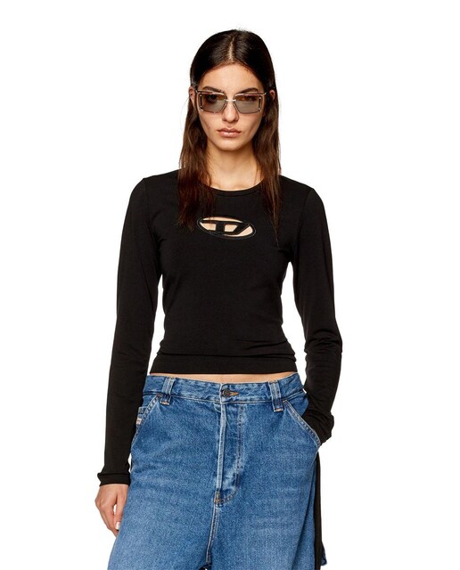 Imagen 0 de Camiseta de mujer de manga larga con logo