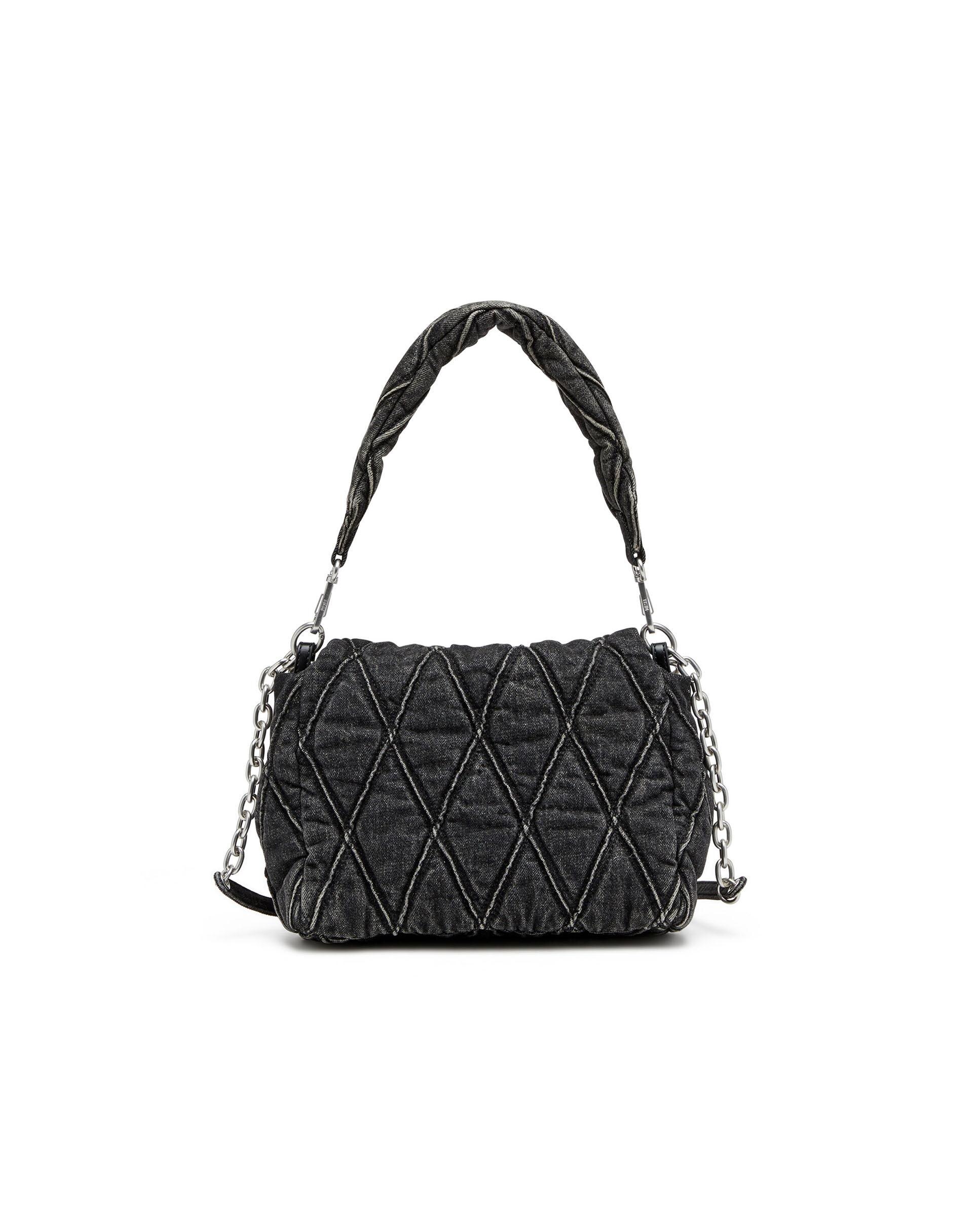 Bolso de hombro DIESEL de mujer con estampado geométrico - Negro Negro-2