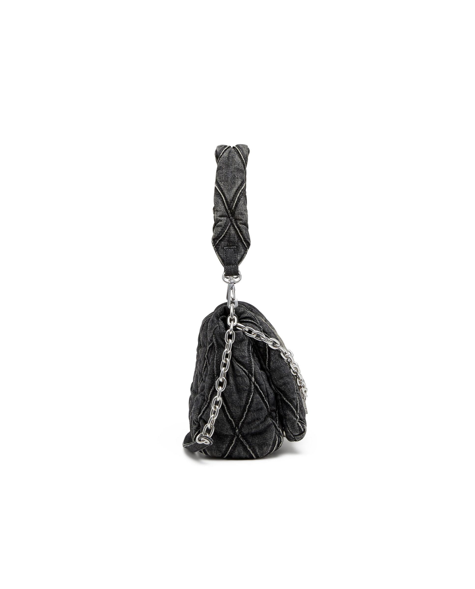 Bolso de hombro DIESEL de mujer con estampado geométrico - Negro Negro-3