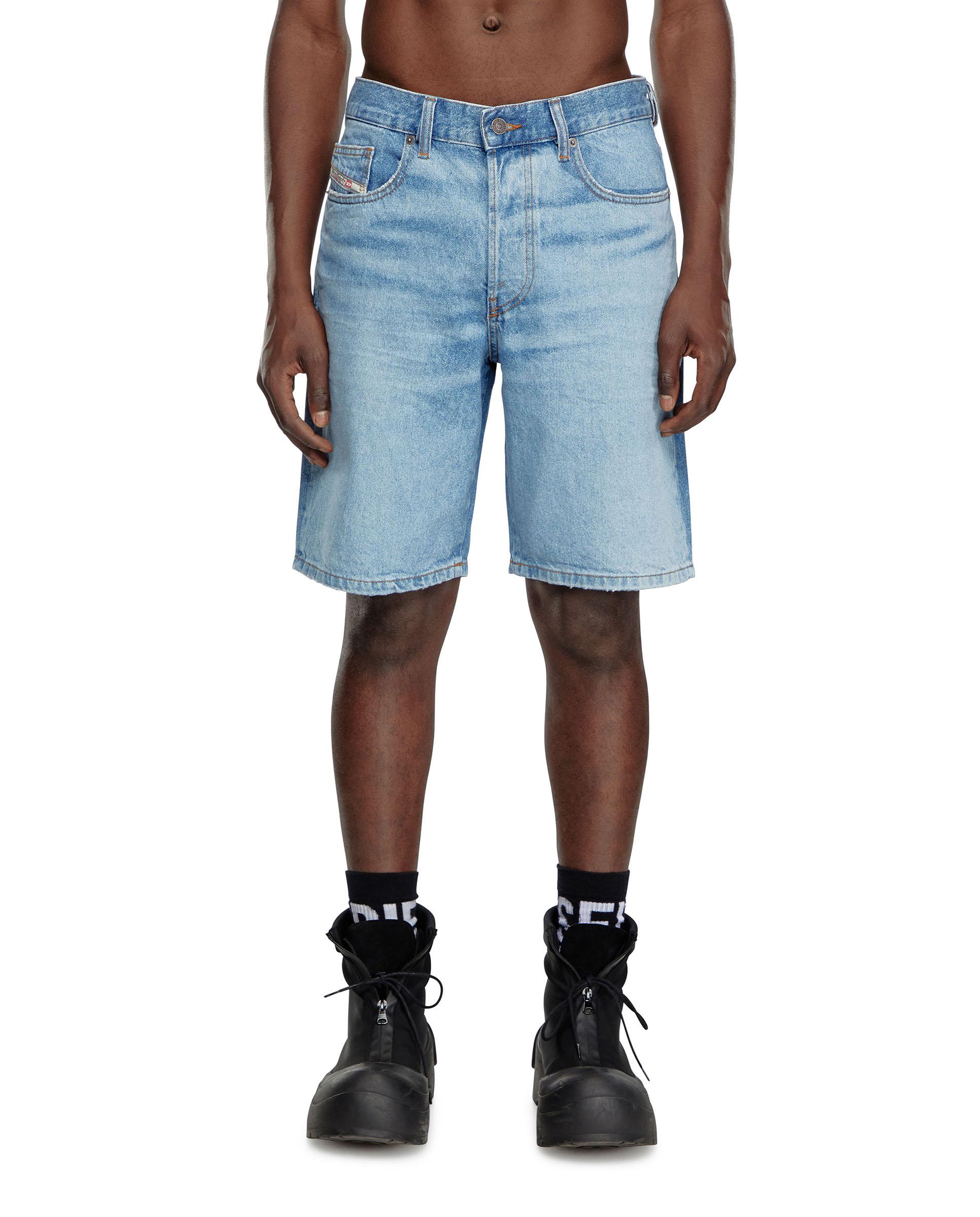 Imagen 0 de Pantalones cortos de hombre DIESEL denim cinco bolsillos Azul claro