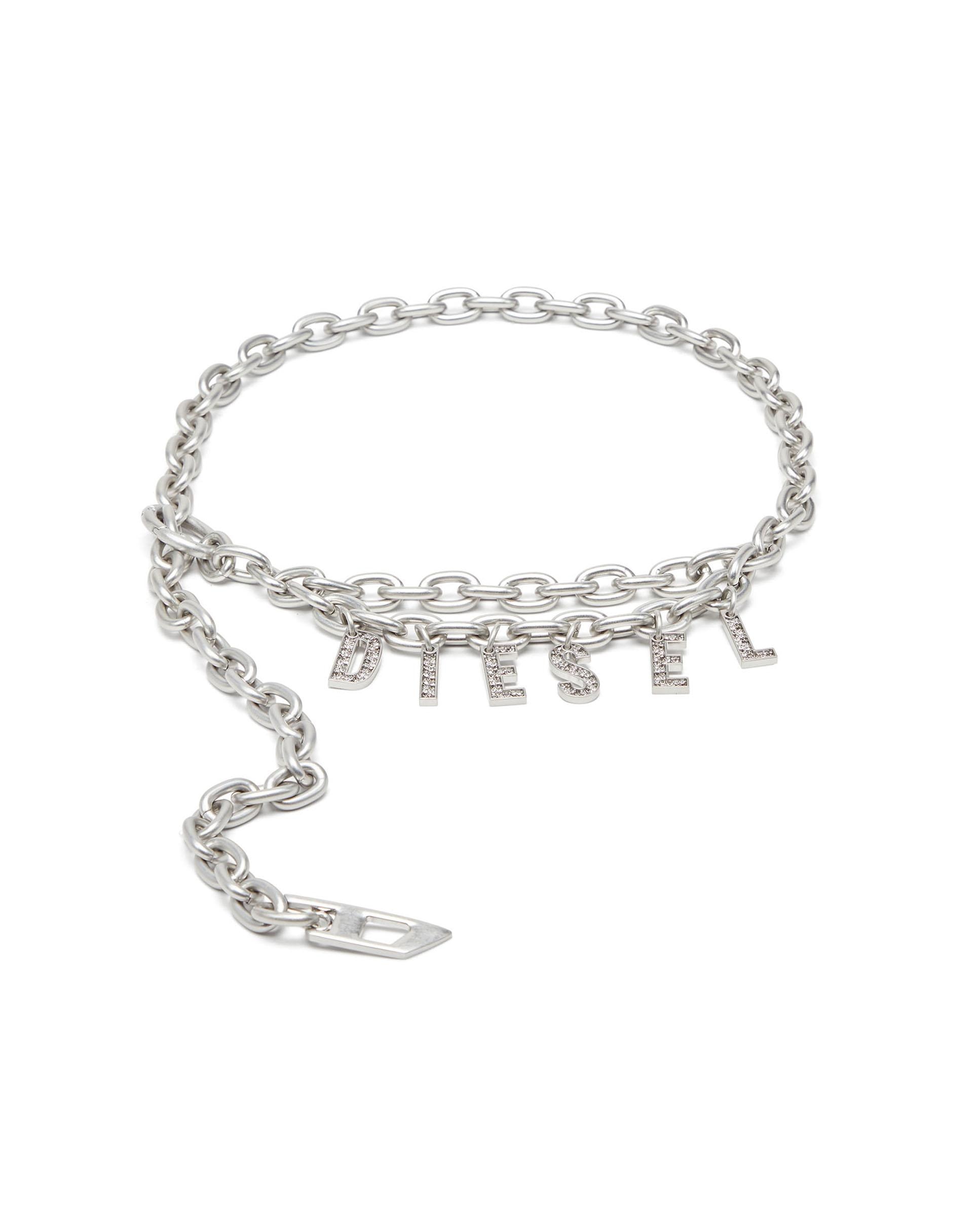 Imagen 0 de Cinturón de mujer estilo cadena en plateado Plateado