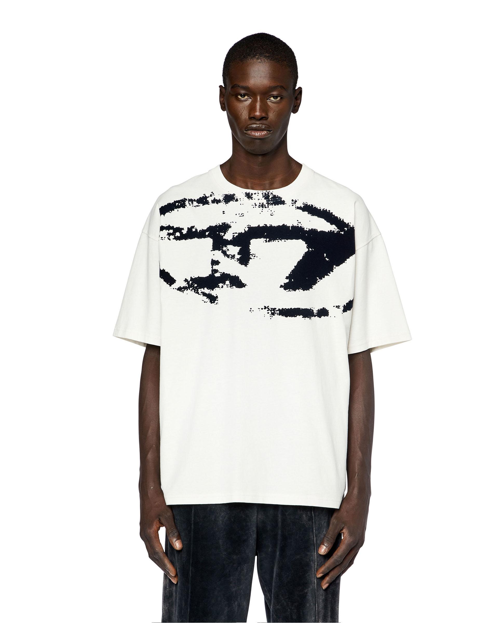 Camiseta de hombre blanca de manga corta Diesel El Corte Ingles