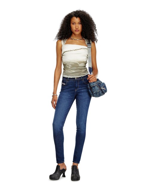 Imagen 0 de Vaquero pitillo de mujer de tiro medio