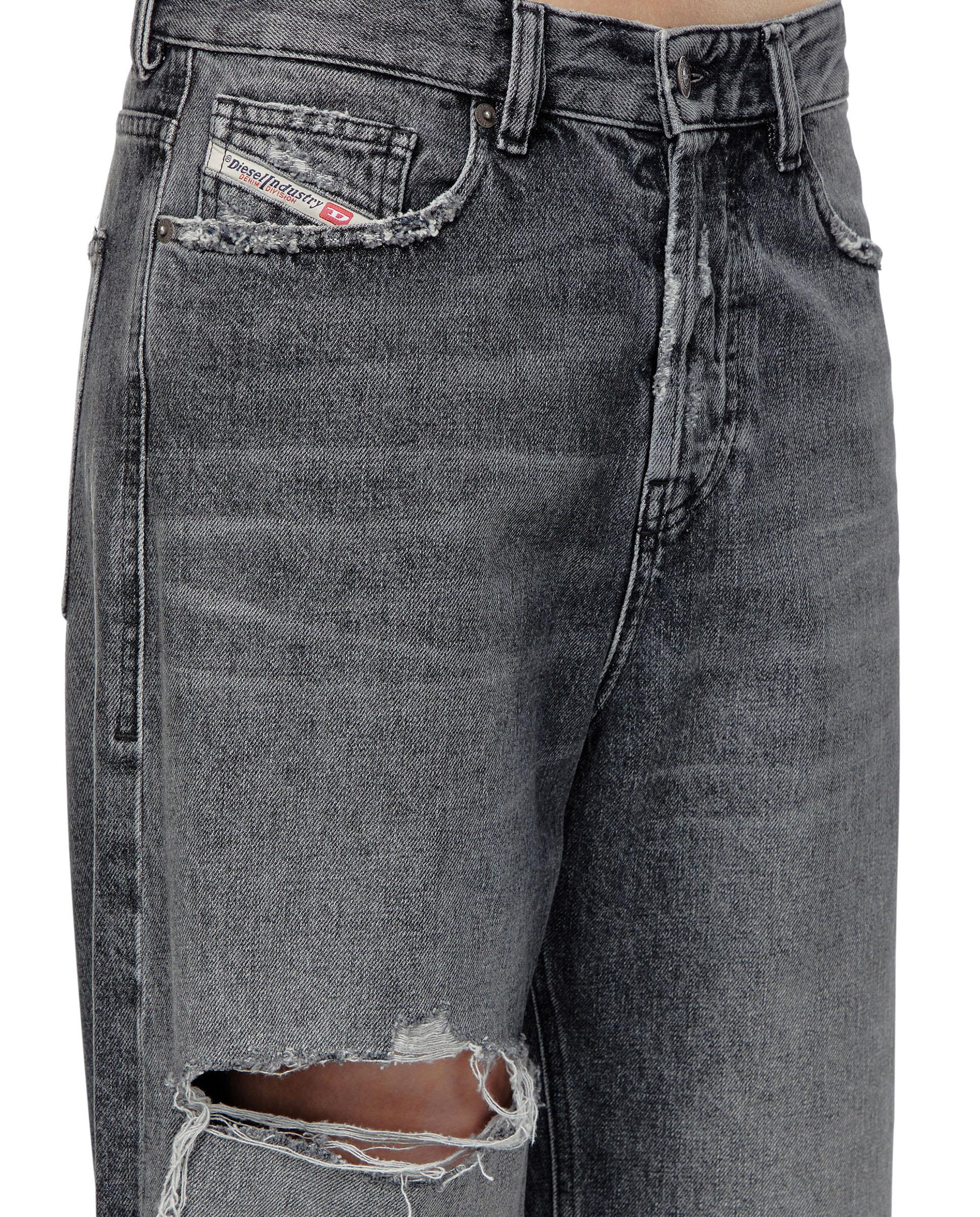 Vaquero campana de mujer y cintura baja - Diesel - Gris Gris-4