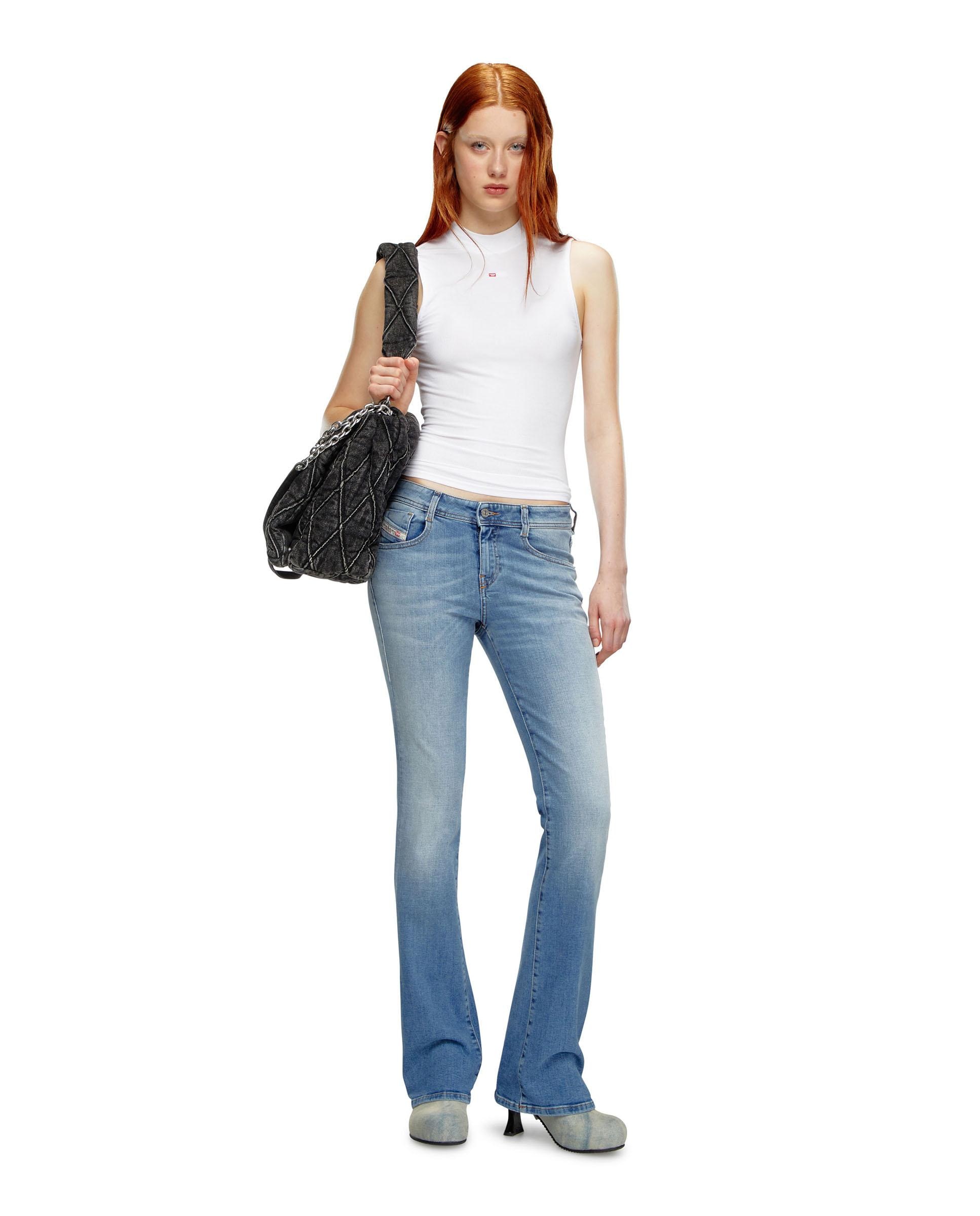 Vaquero campana de mujer de cintura baja - Diesel - Azul Azul-1