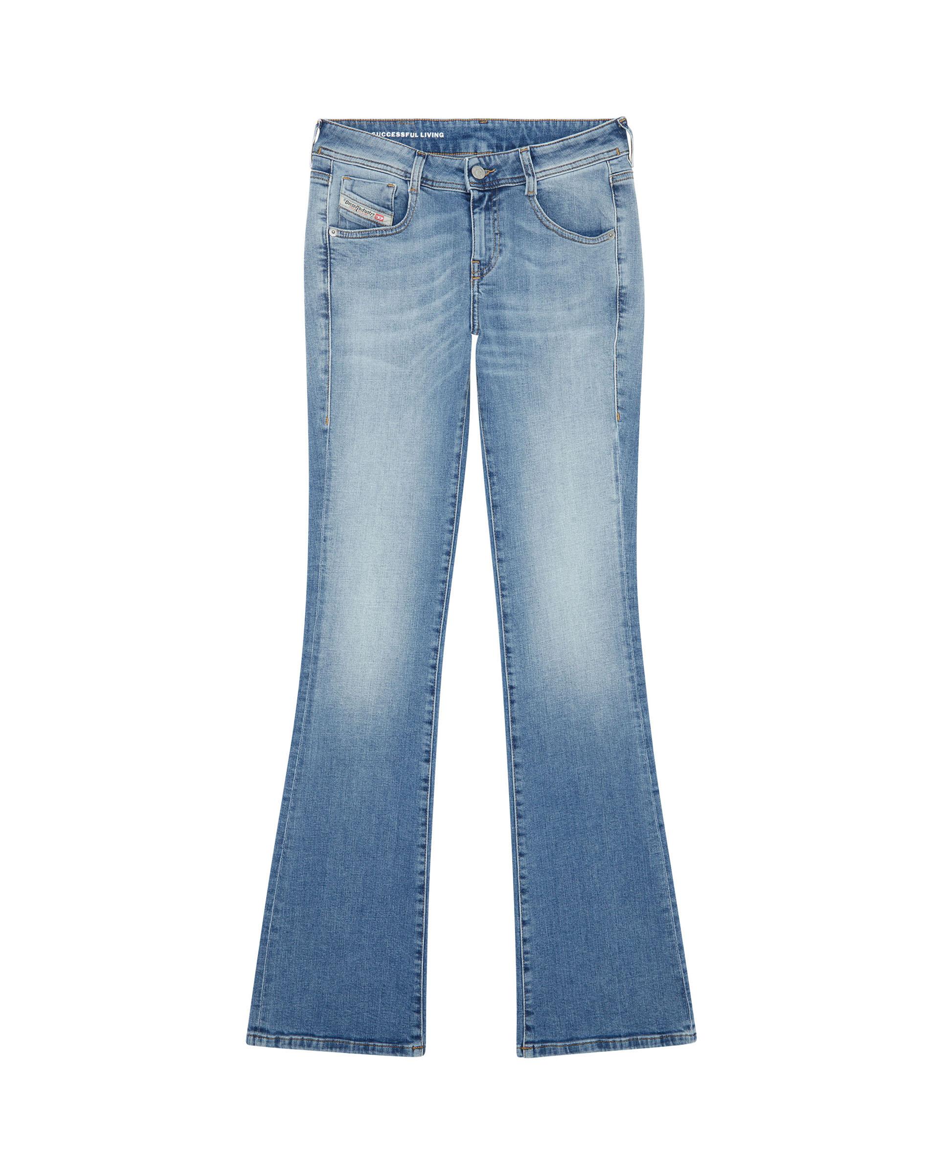 Vaquero campana de mujer de cintura baja - Diesel - Azul Azul-5