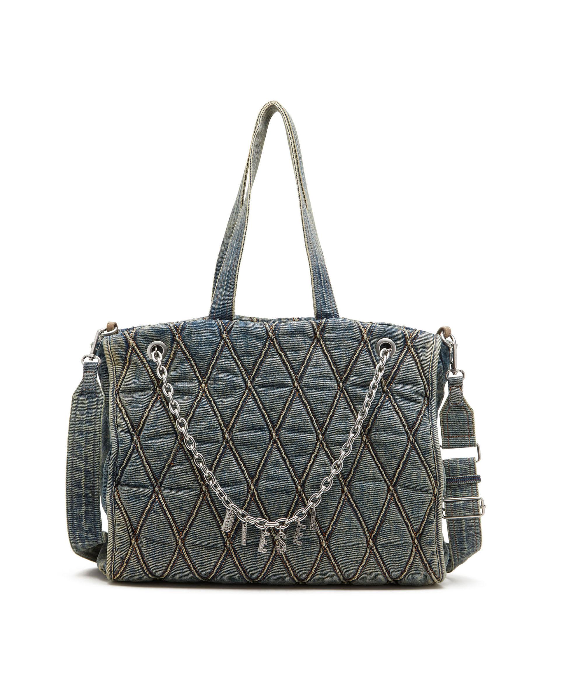 Imagen 0 de Bolso de hombro de mujer estilo shopper convertible en bandolera Azul marino