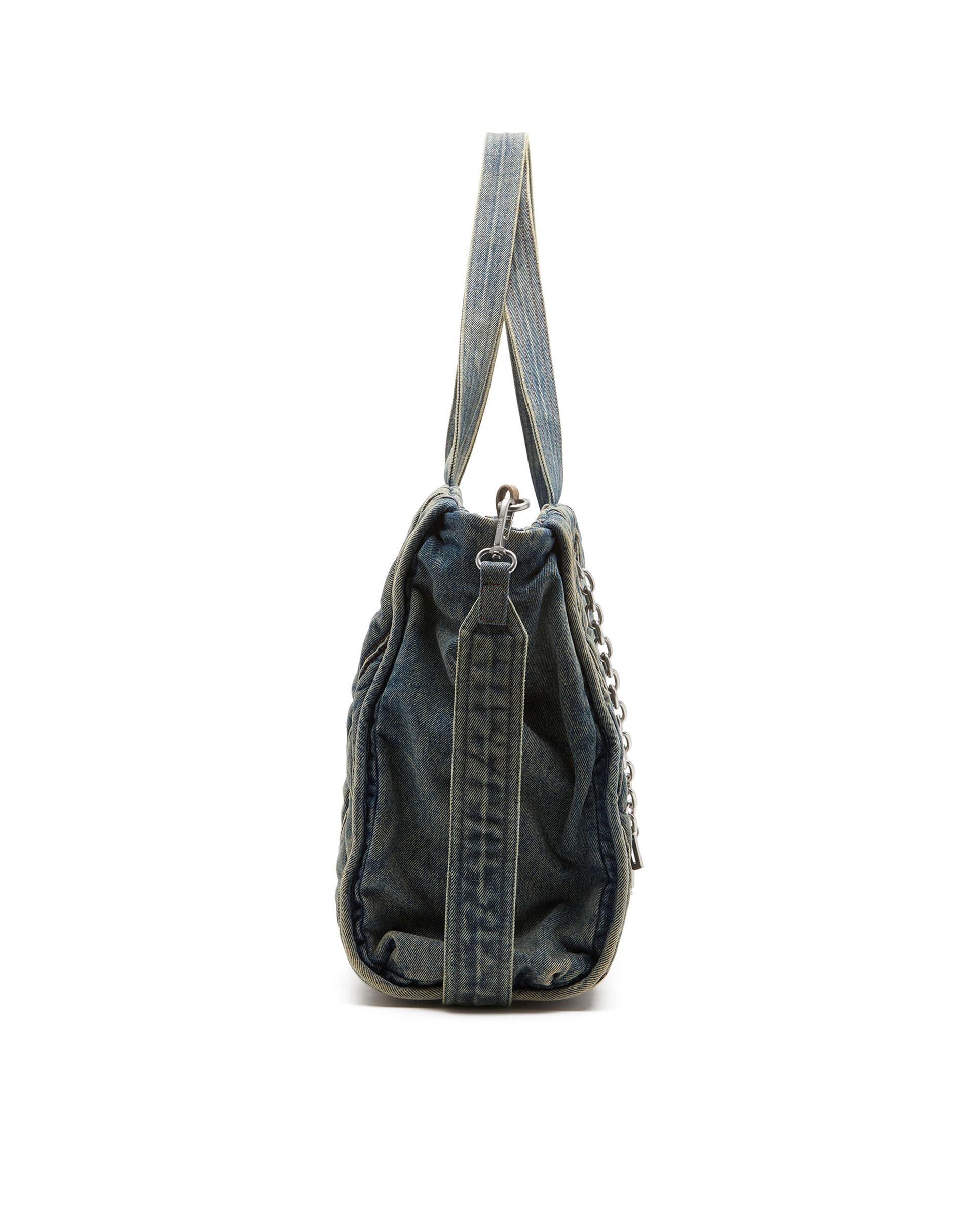 Bolso de hombro de mujer estilo shopper convertible en bandolera - Diesel - Azul marino Azul marino-2