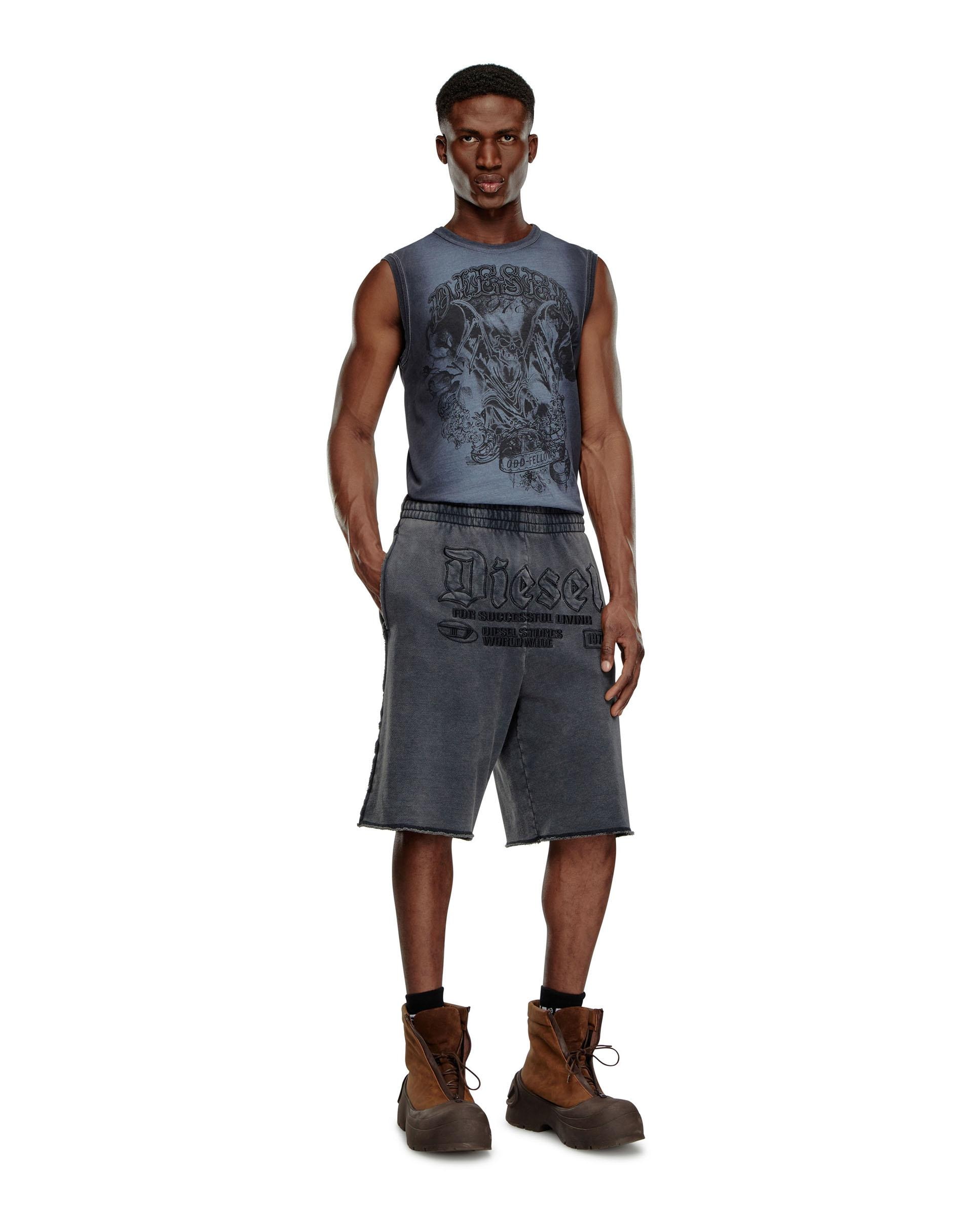 Diesel - Pantalones cortos de hombre estilo deportivo.