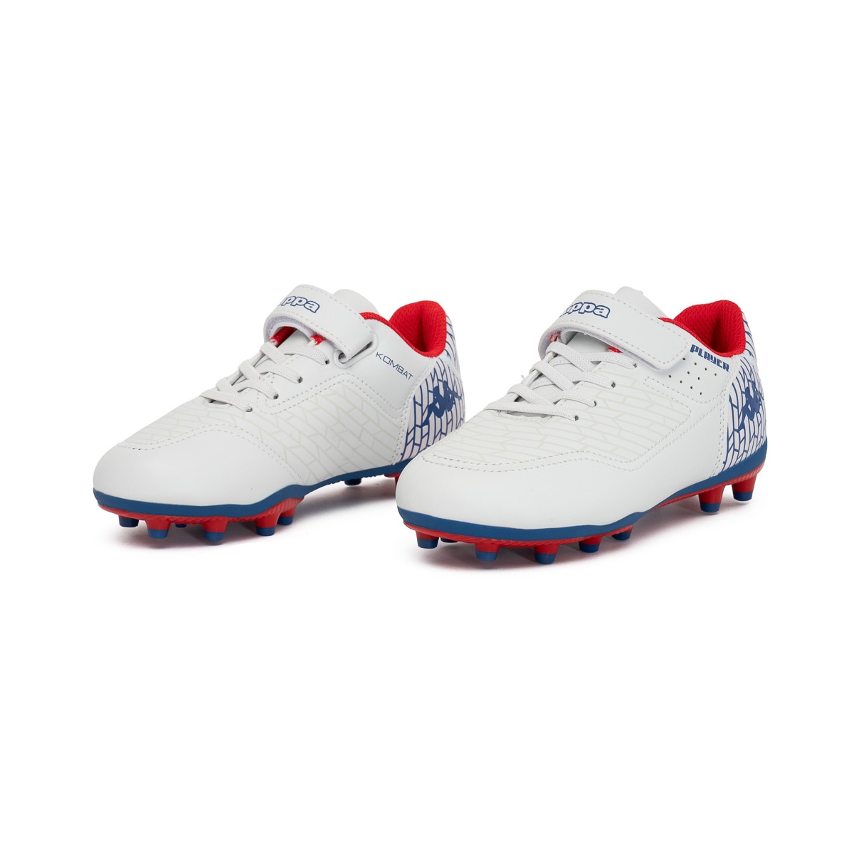 Botas de fútbol de niños Player EV FG Kid Kappa - Blanco Blanco-2