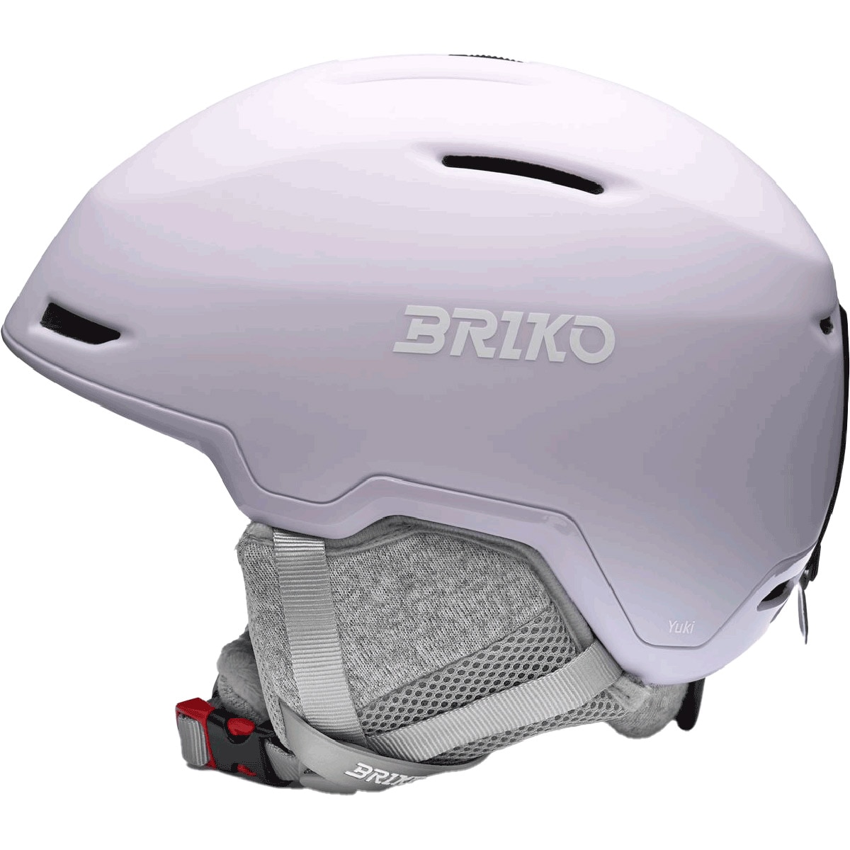 Casco de esquí de Mujer Yuki Briko - Negro mate Morado-2