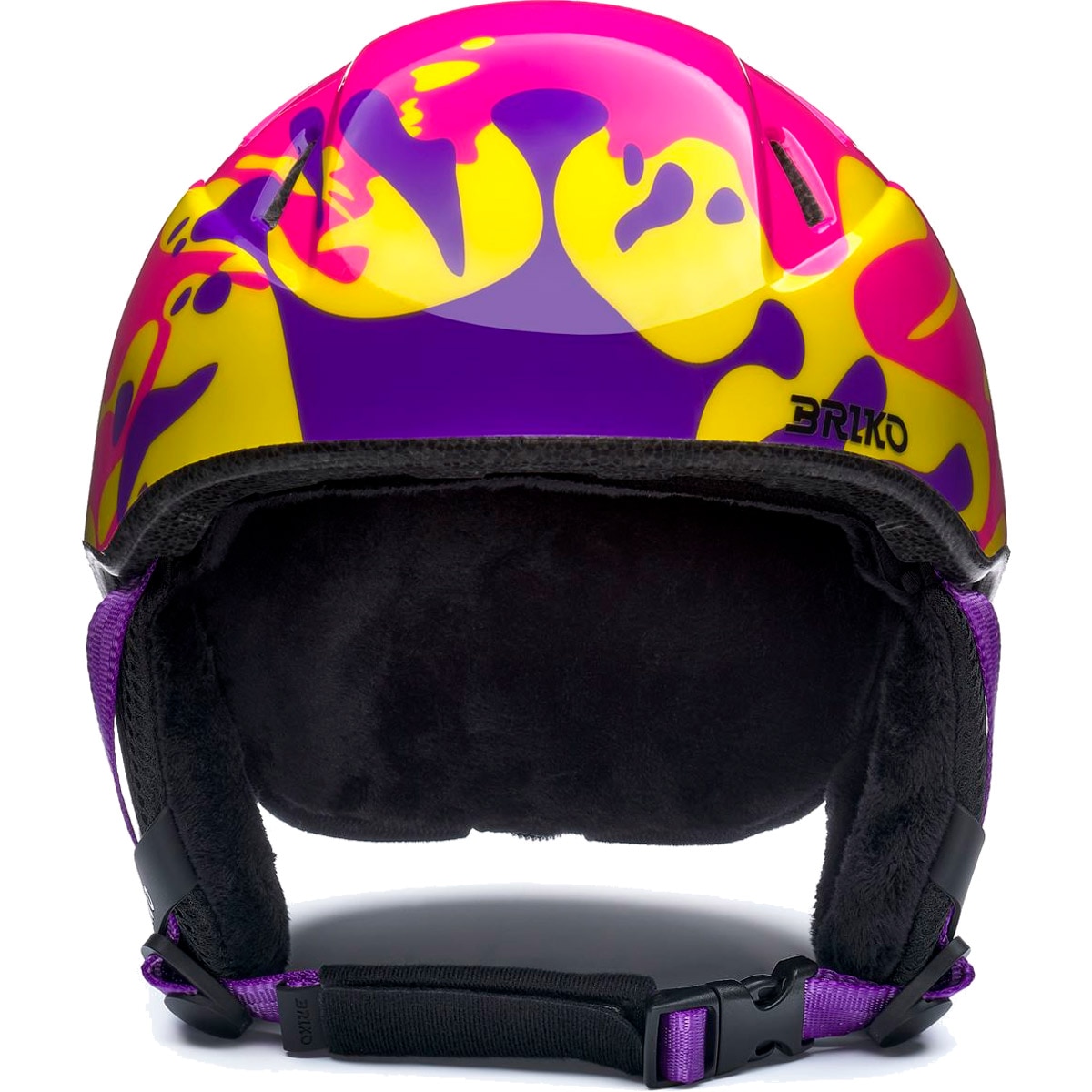 Casco de esquí de Niños Makalu Graphik Briko - Morado Morado-3