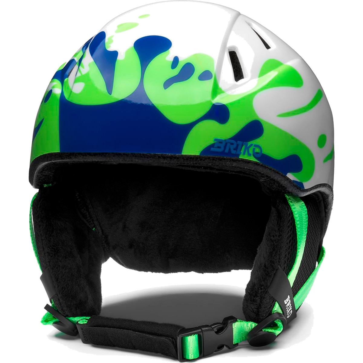 Casco de esquí de Niños Makalu Graphik Briko - Verde Verde-1