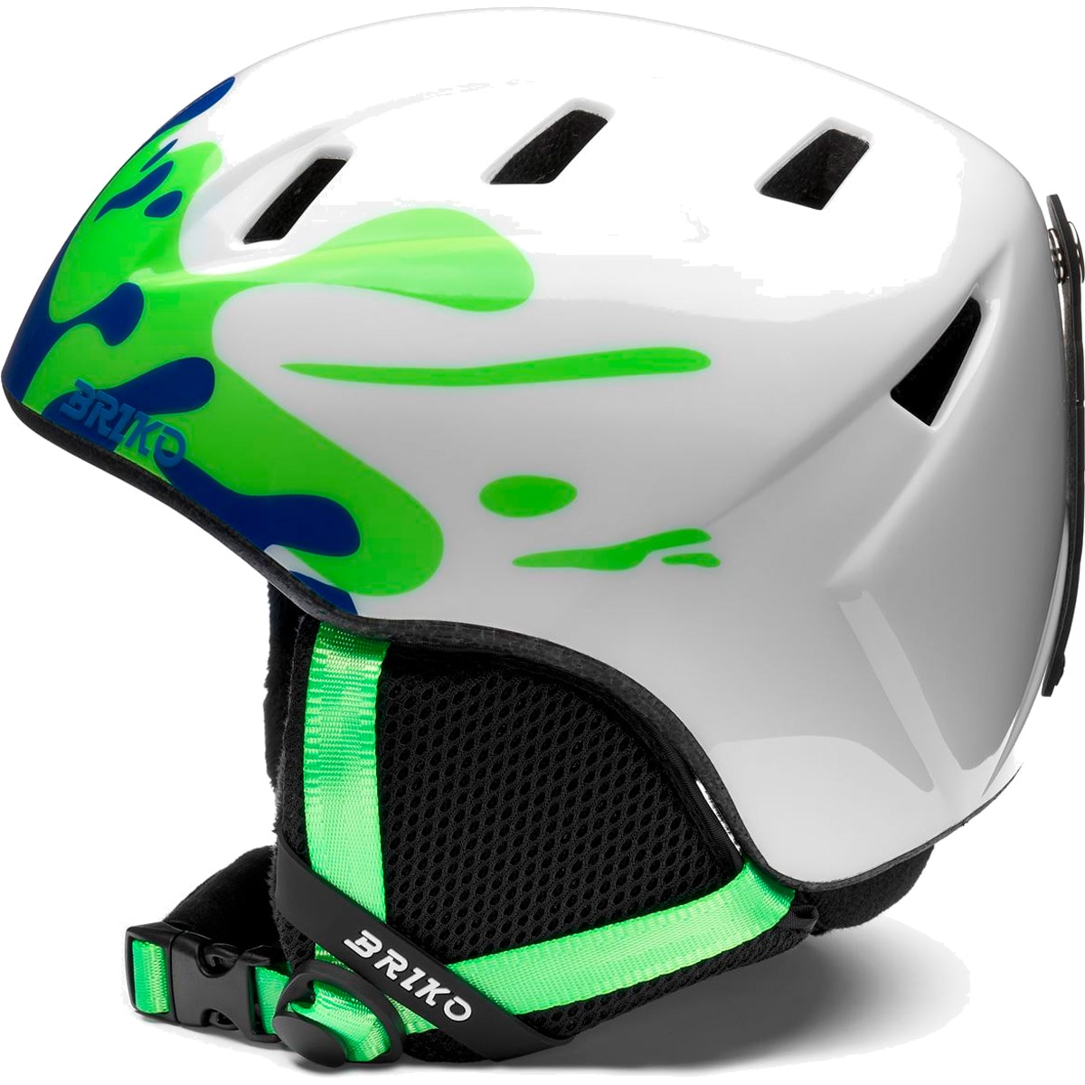 Casco de esquí de Niños Makalu Graphik Briko - Verde Verde-2