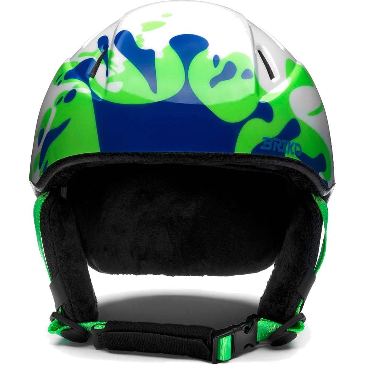 Casco de esquí de Niños Makalu Graphik Briko - Verde Verde-3