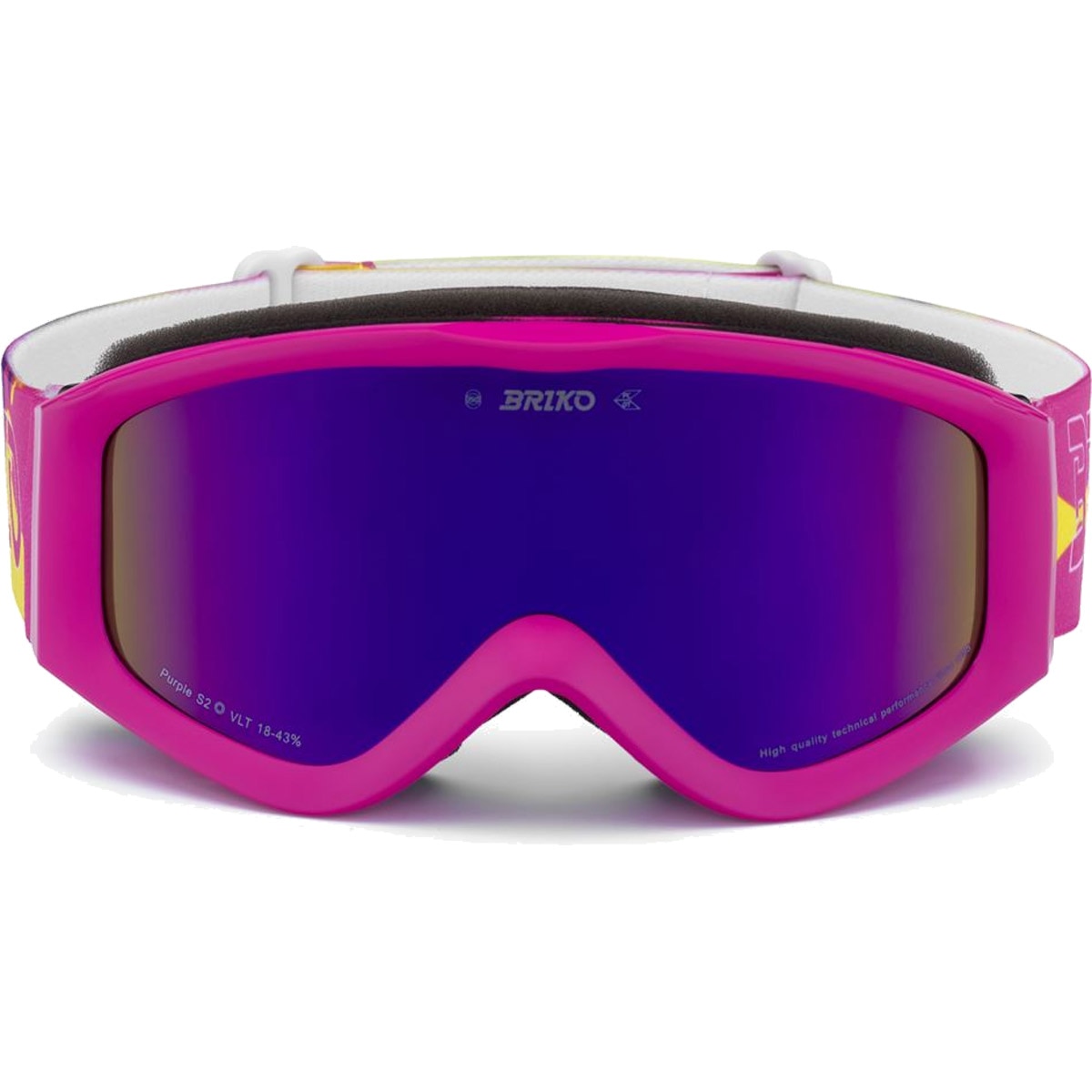 Imagen 3 de Máscara de esquí de niños Thunder Briko - Multicolor Rosa