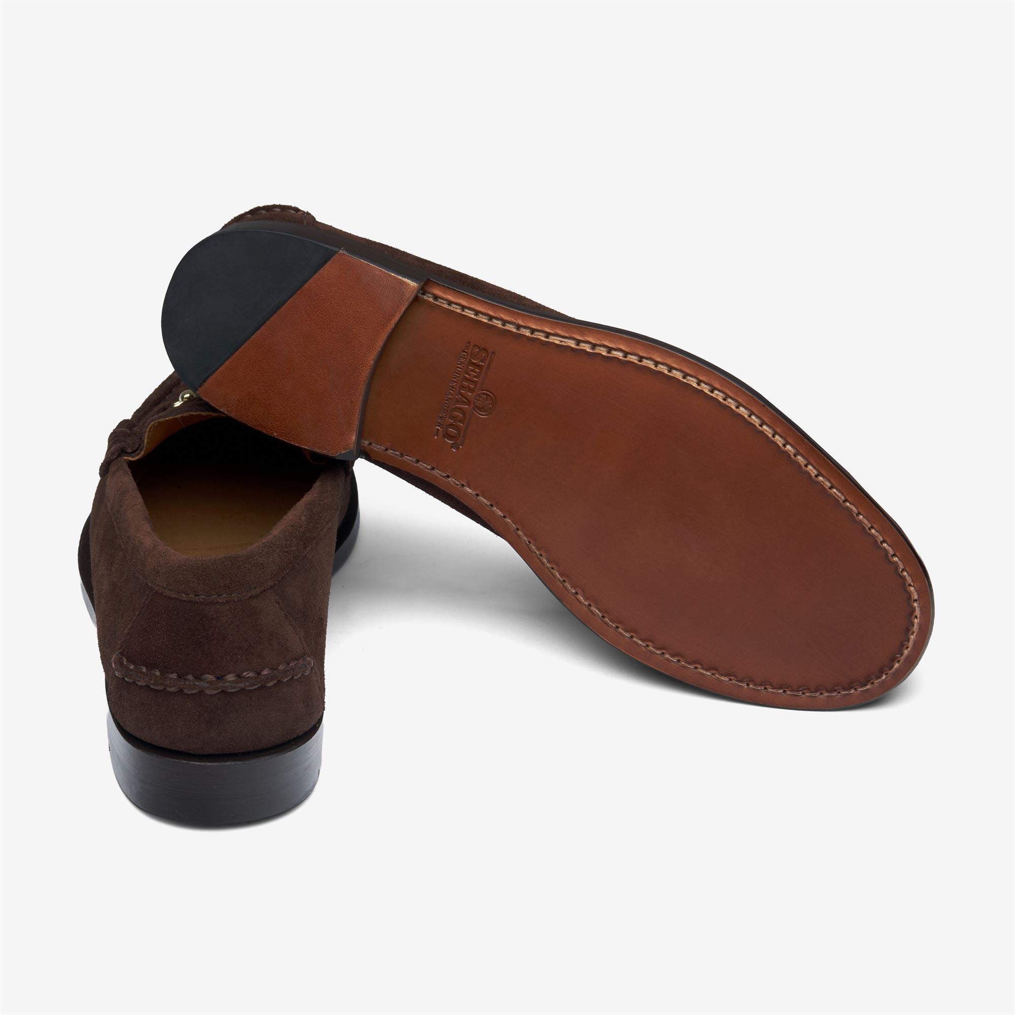 Imagen 4 de Mocasin de mujer en ante con decoración metalica - Sebago - Marrón Marrón
