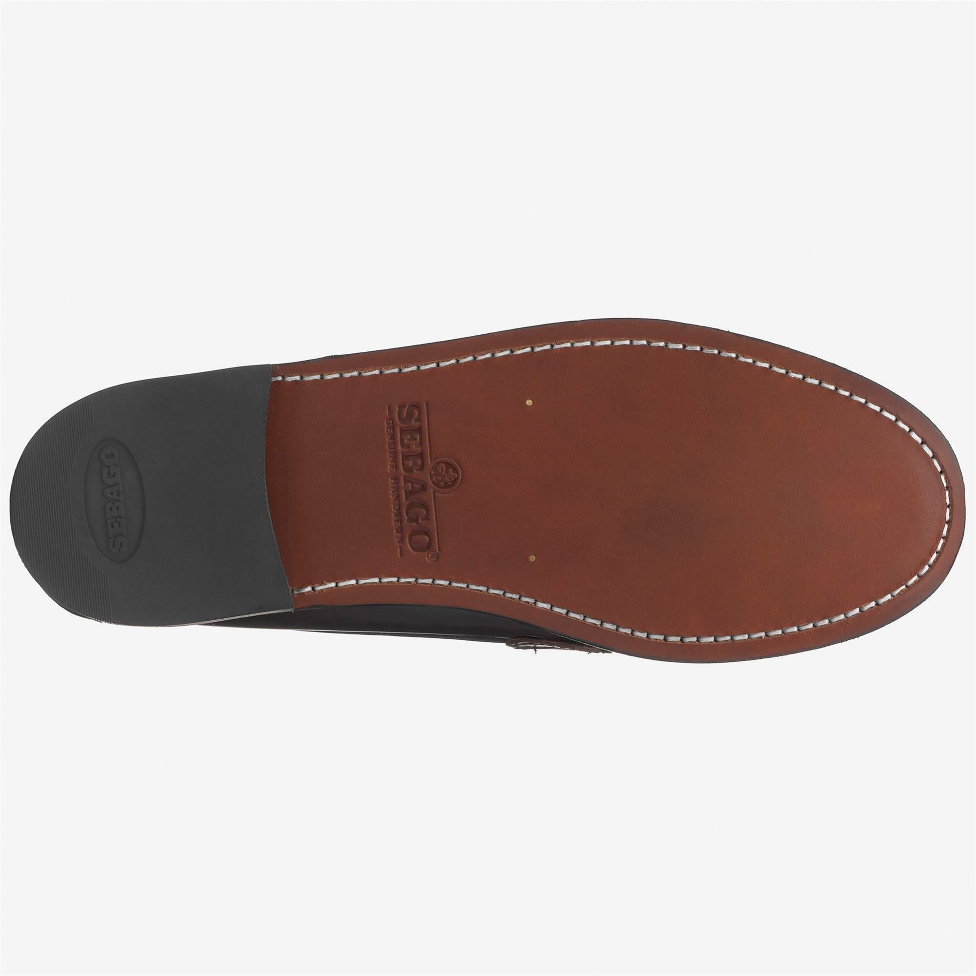 Mocasines de mujer de piel con flecos - Sebago - Negro Negro-3